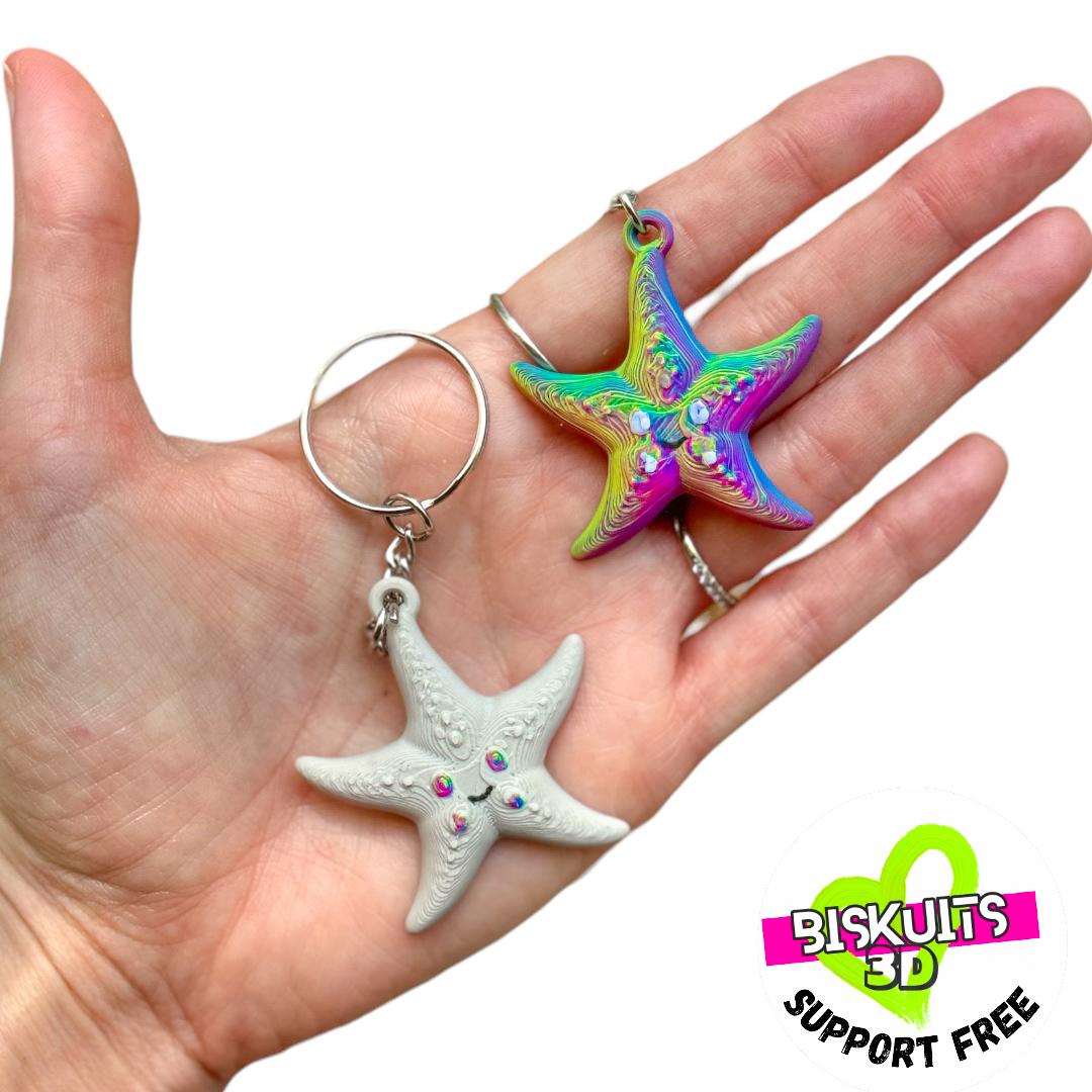 Star Fish Keychain.stl 3d model