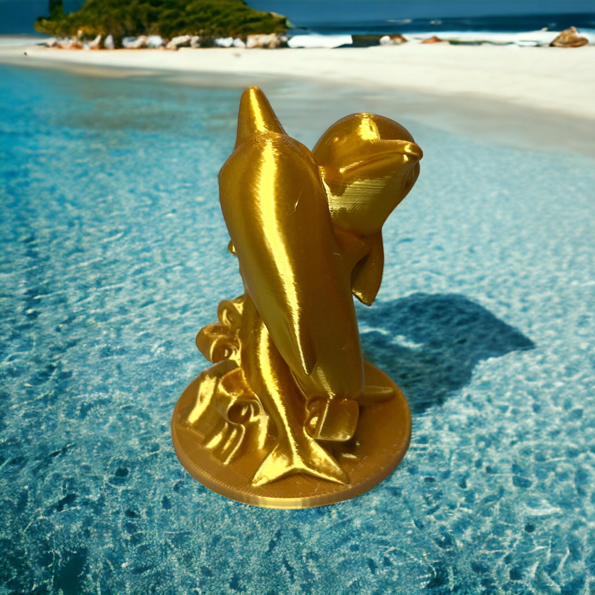 Dolphin hug 3d model