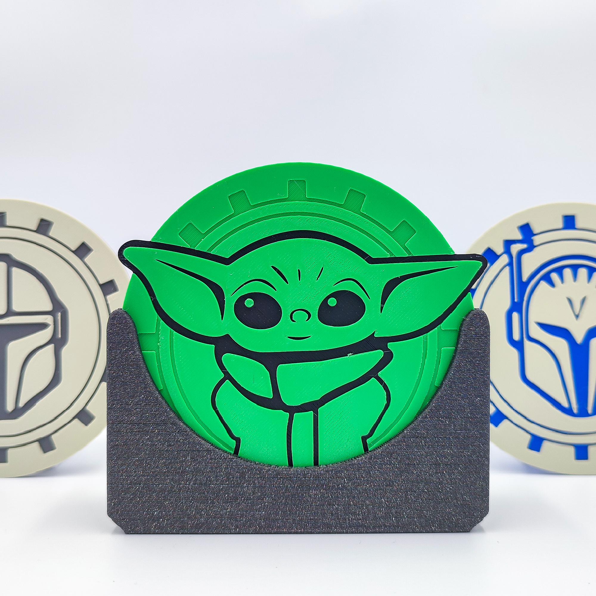 The Mandalorian Coasters 3d model