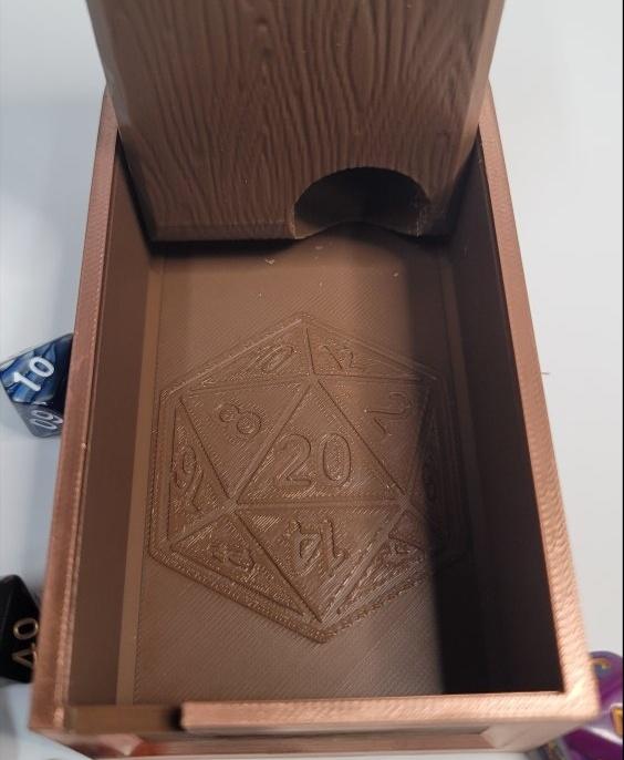 Foldable travel Dice Tower 3d model