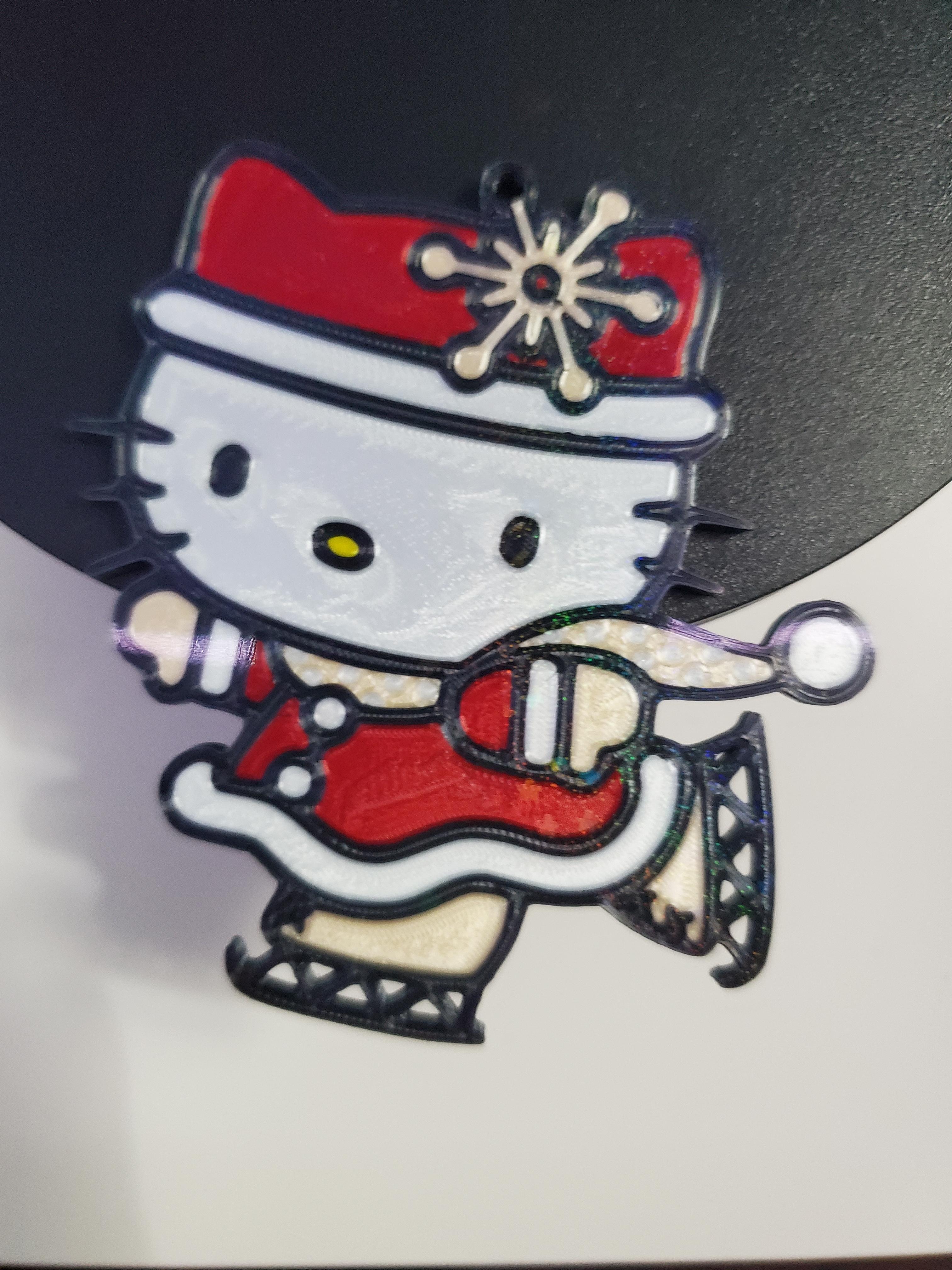 Hello Kitty Skating Ornament 3d model