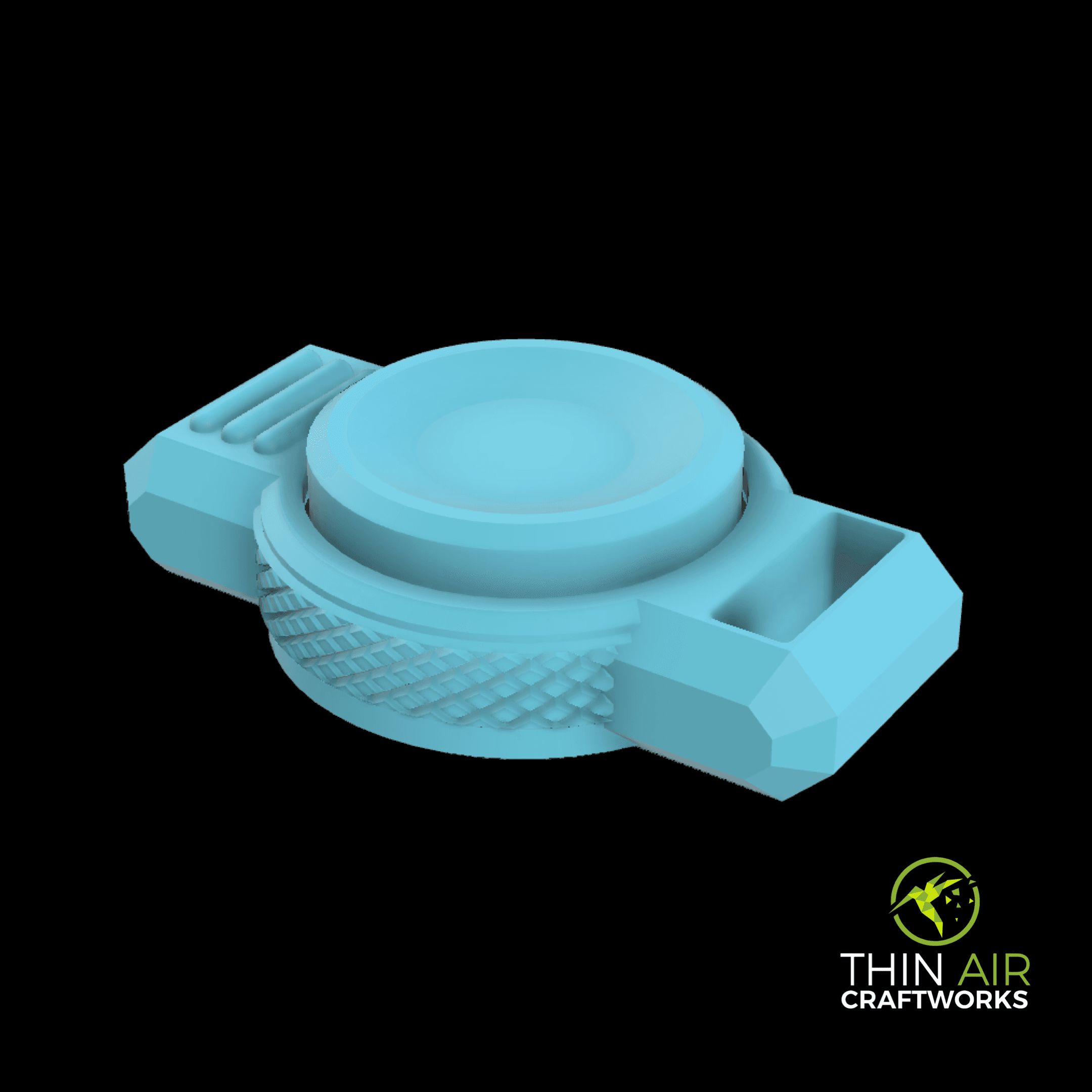 Large Disc Keychain 3d model