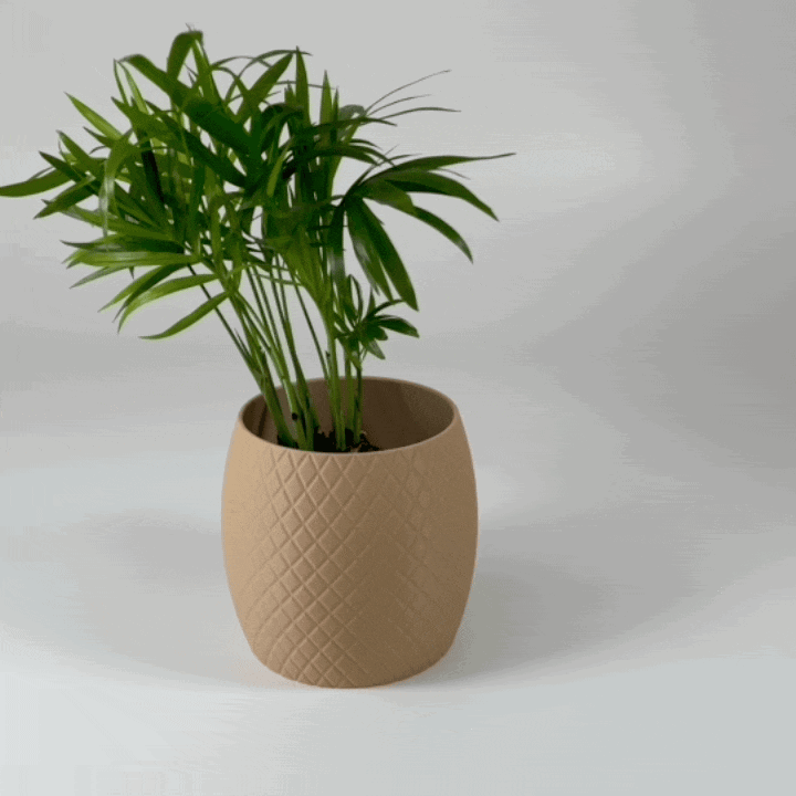 Wall Planter Flower Plats Pot with Drip Tray 3d model