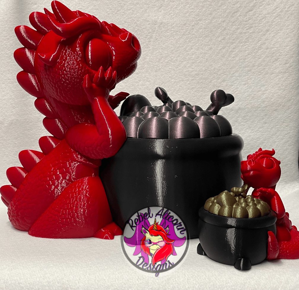 Dragon Cookie Jar Candy Jar 3d model