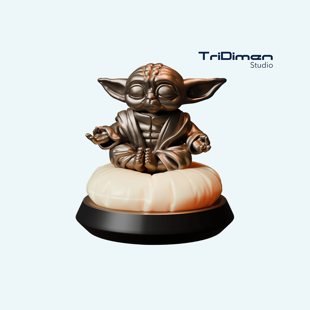 Baby Grogu - Baby Yoda -  Premium Version 3d model