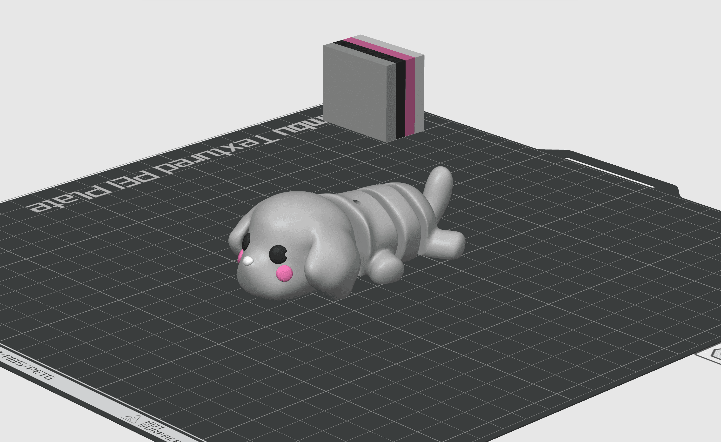 Flexi Labrador Keychain 3d model