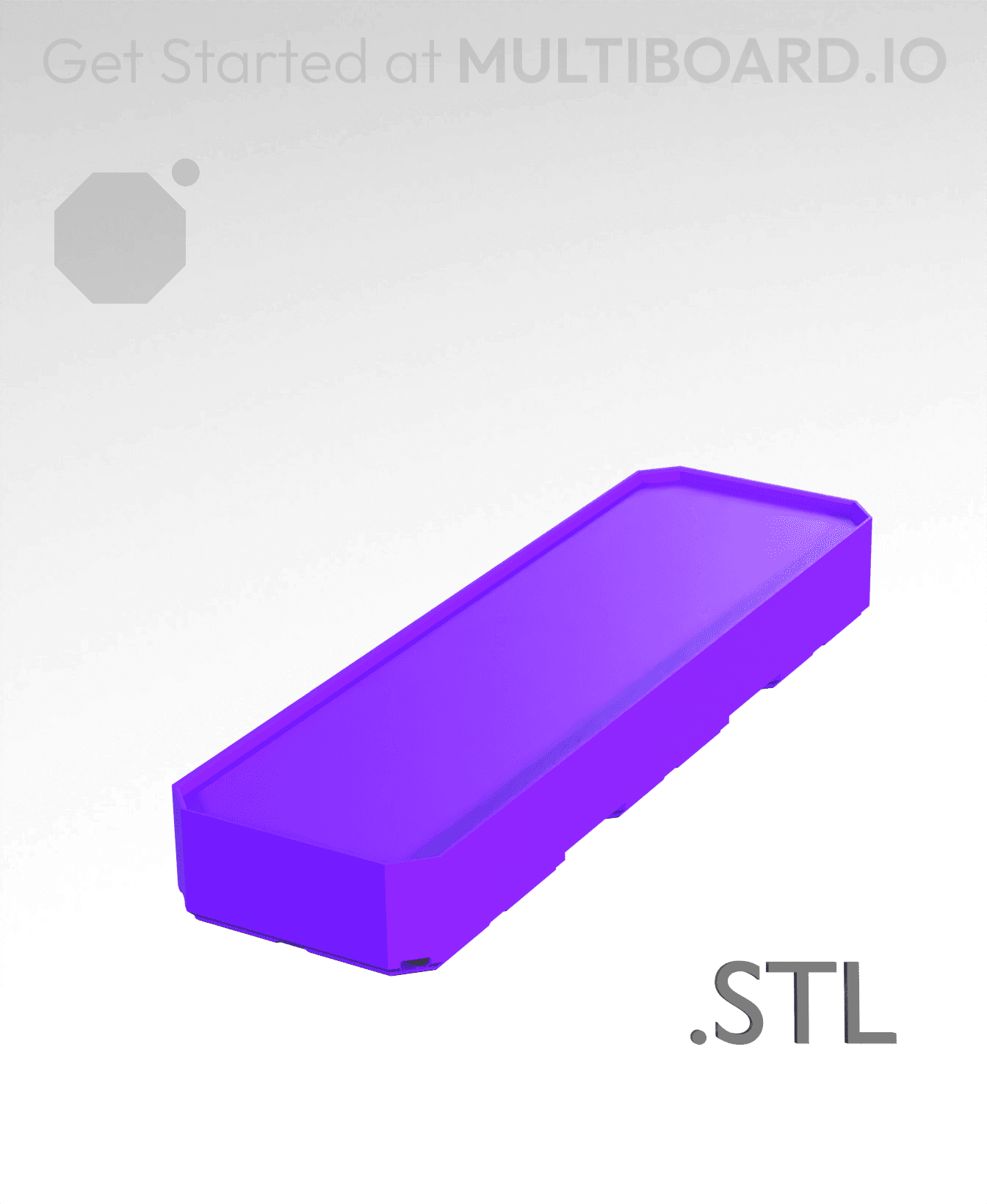 1x3x0·5 - Multibin Insert - STL Remixing File 3d model