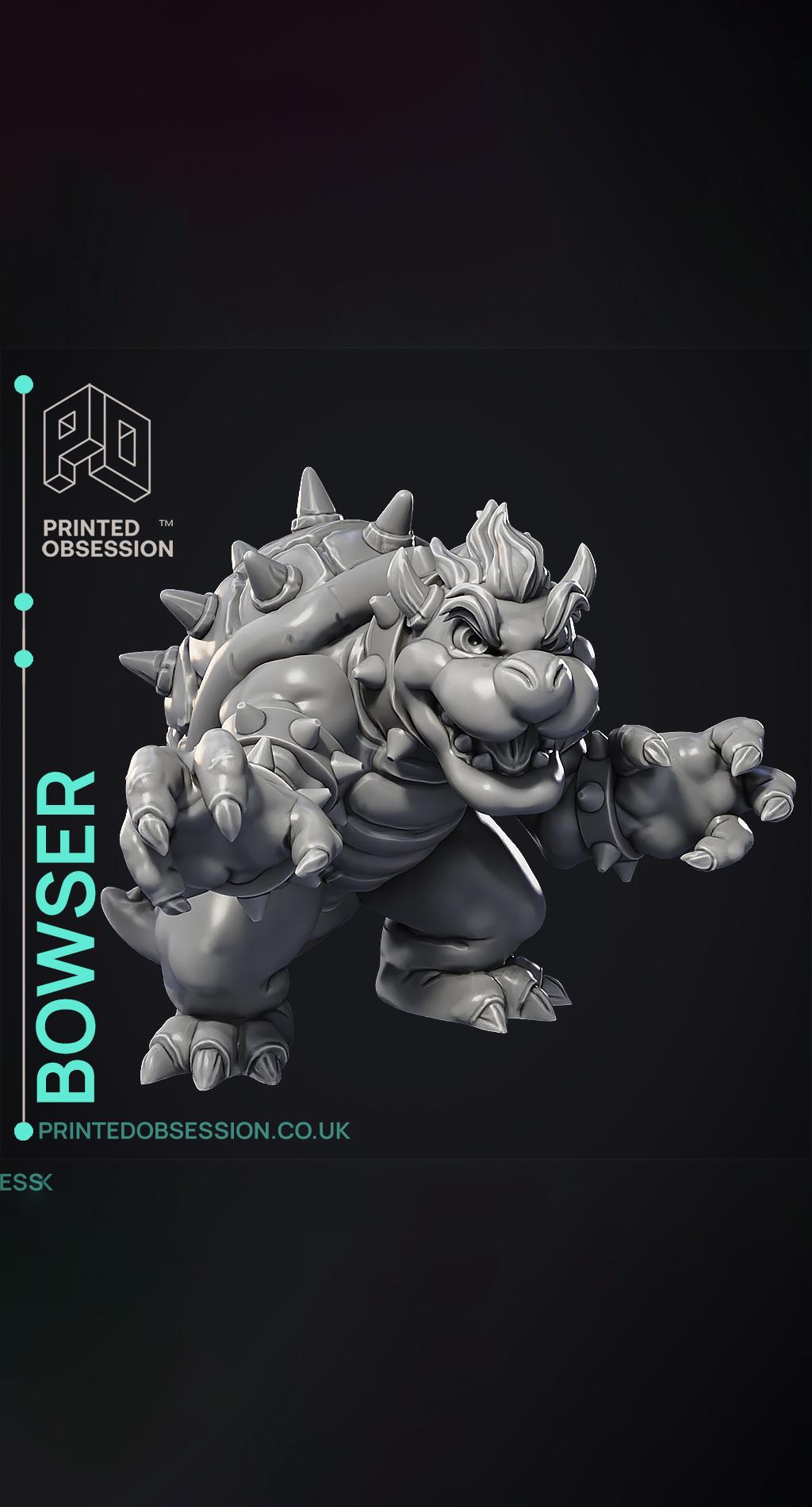 Bowser - Super Mario Bros - Fan Art 3d model