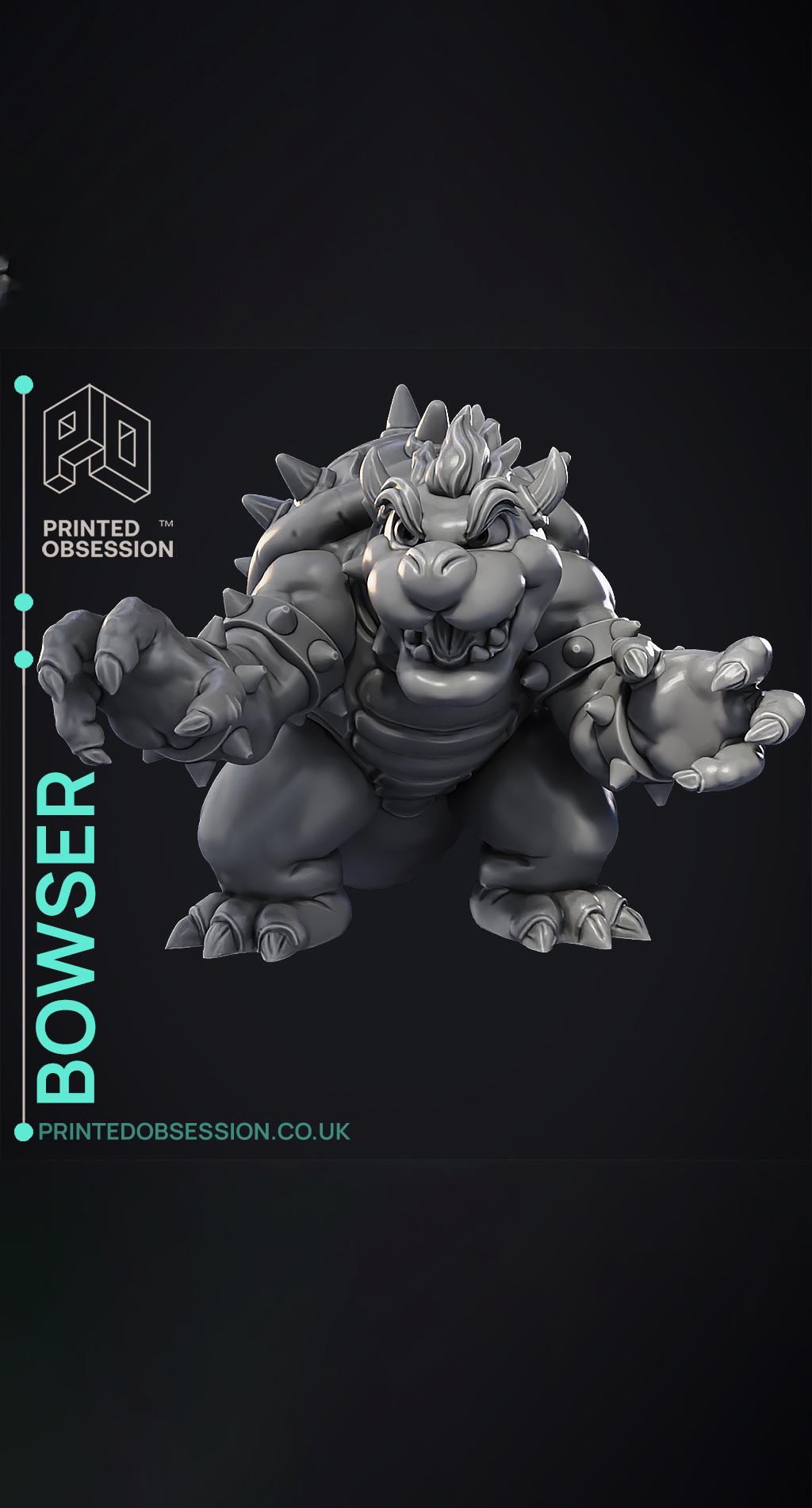 Bowser - Super Mario Bros - Fan Art 3d model