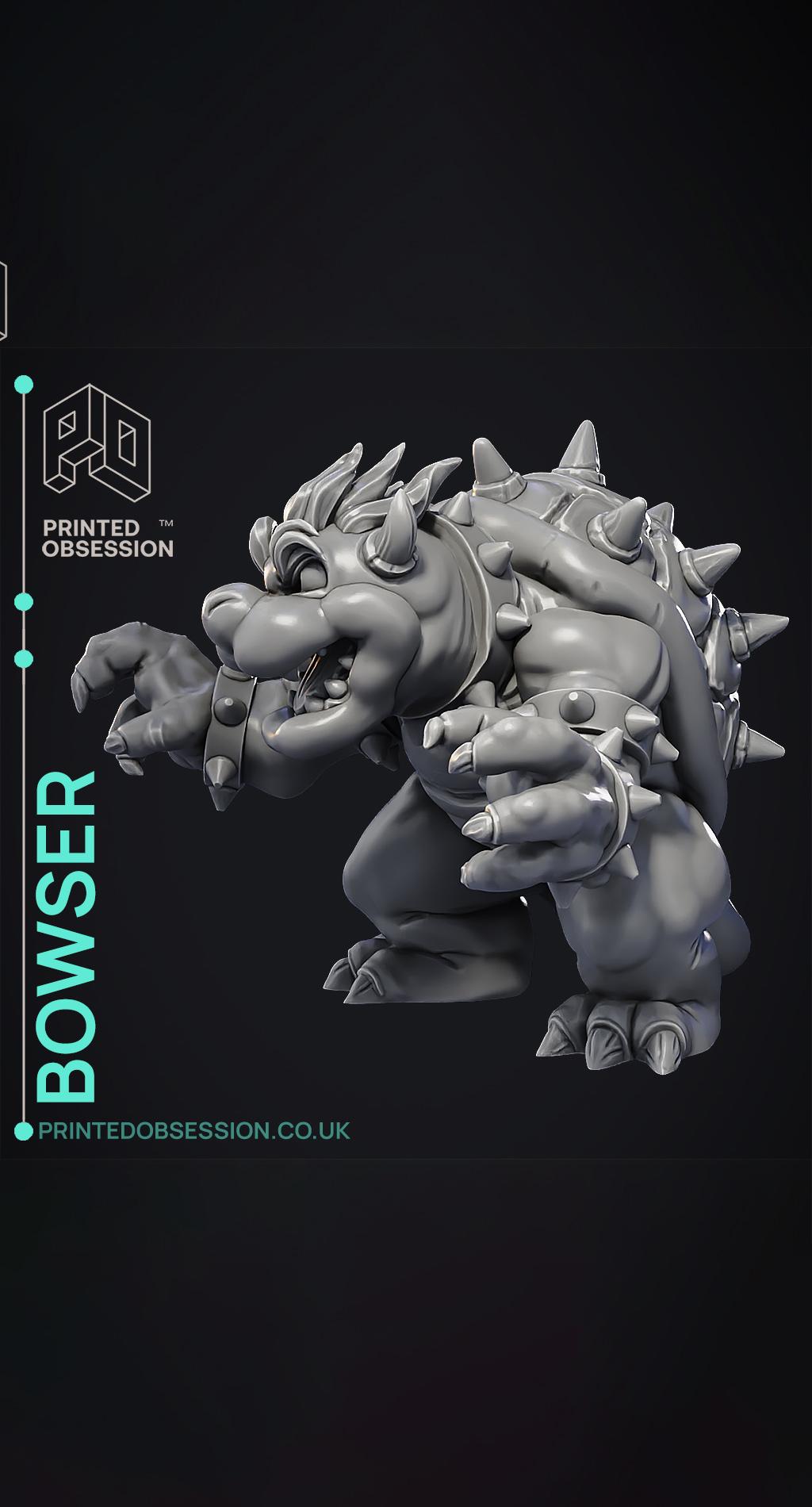 Bowser - Super Mario Bros - Fan Art 3d model