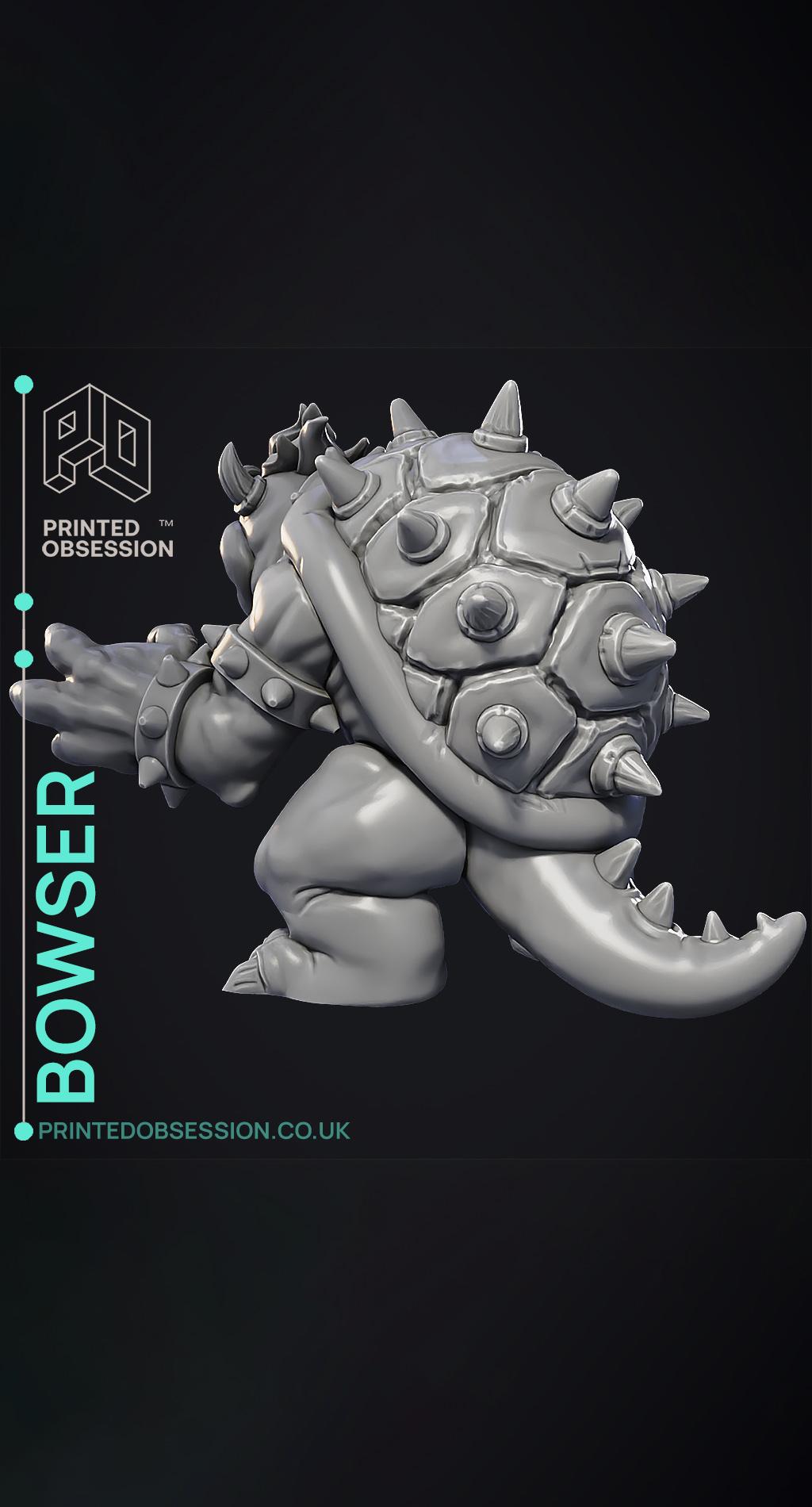 Bowser - Super Mario Bros - Fan Art 3d model