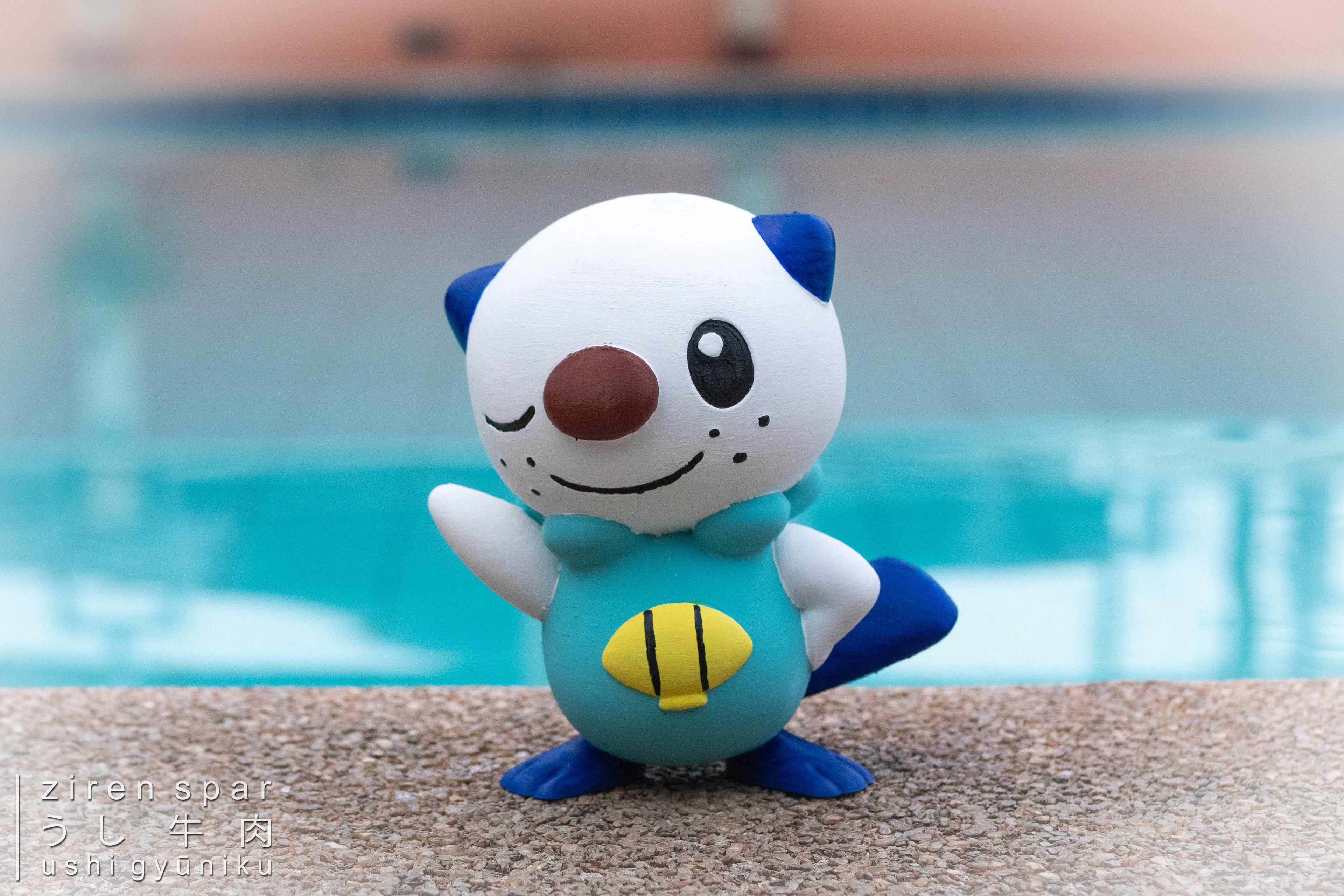 Oshawott(Pokémon) - Is oshawott, the sea otter #pokémon, your starter in pokemon legends arceus?
🧵 polymaker 💙💚💙💚
🖨️ creality ender 3 pro w/ capricorn tube
📸 gears: niichan 
🧩 assist: touchan & kāchan
#FilamentFebruary - 3d model