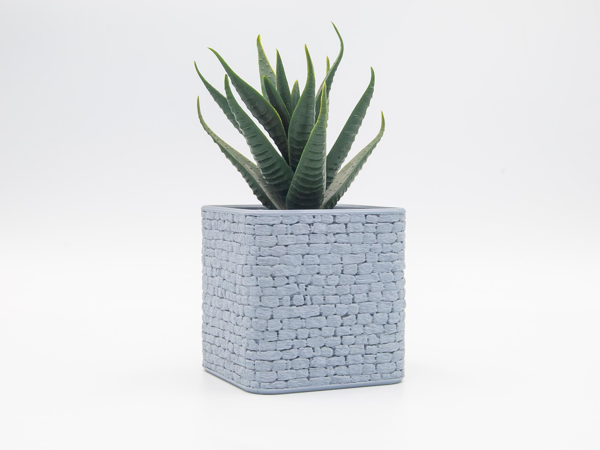 Stone Wall Planter 3d model