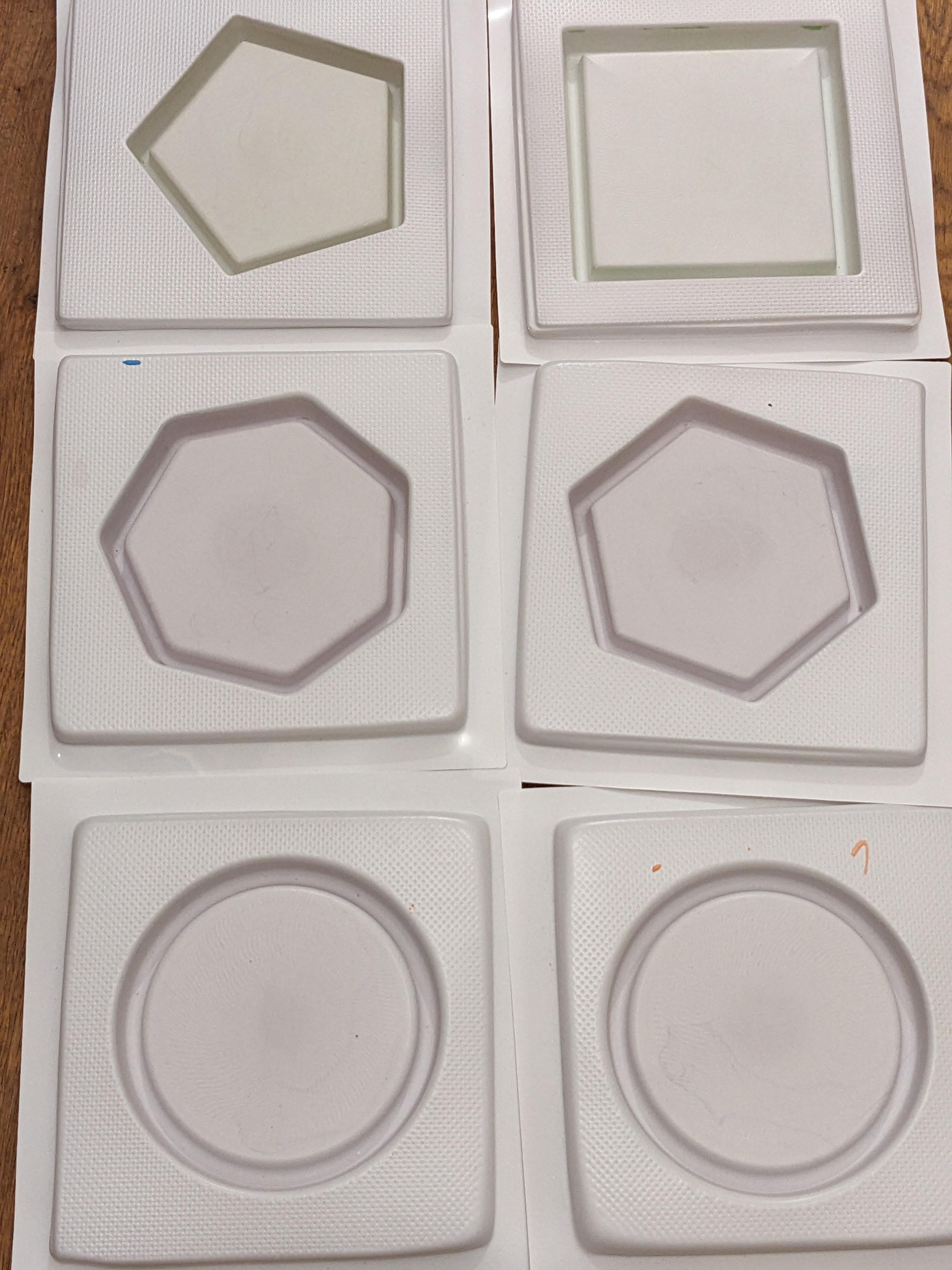 Vacuum forming tray moulds 3d model