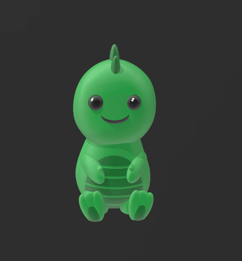 cute dino 3d model