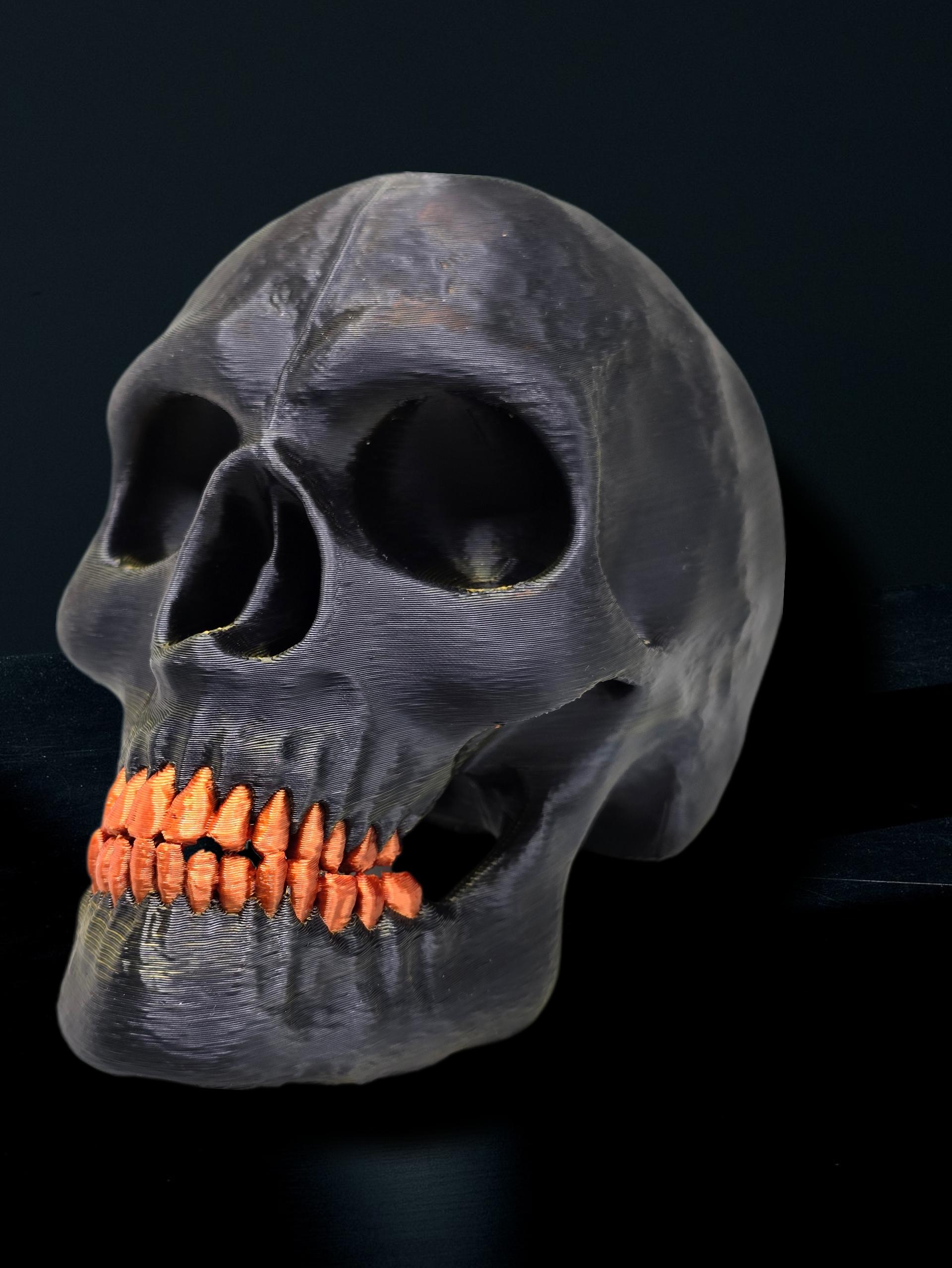 Simple Spooky Skull for Halloween 3d model