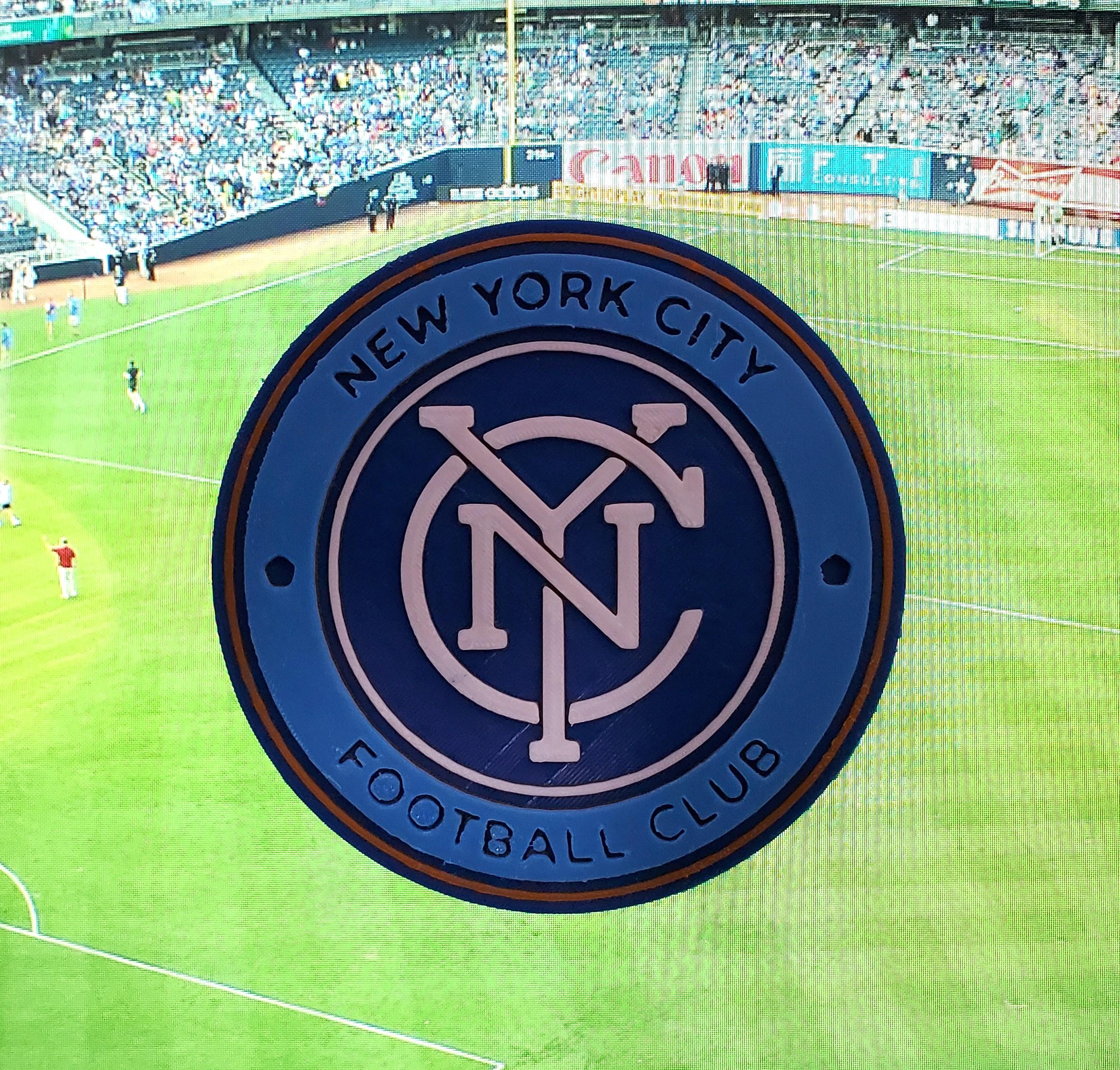 CS New York City FC coaster or plaque 3d model