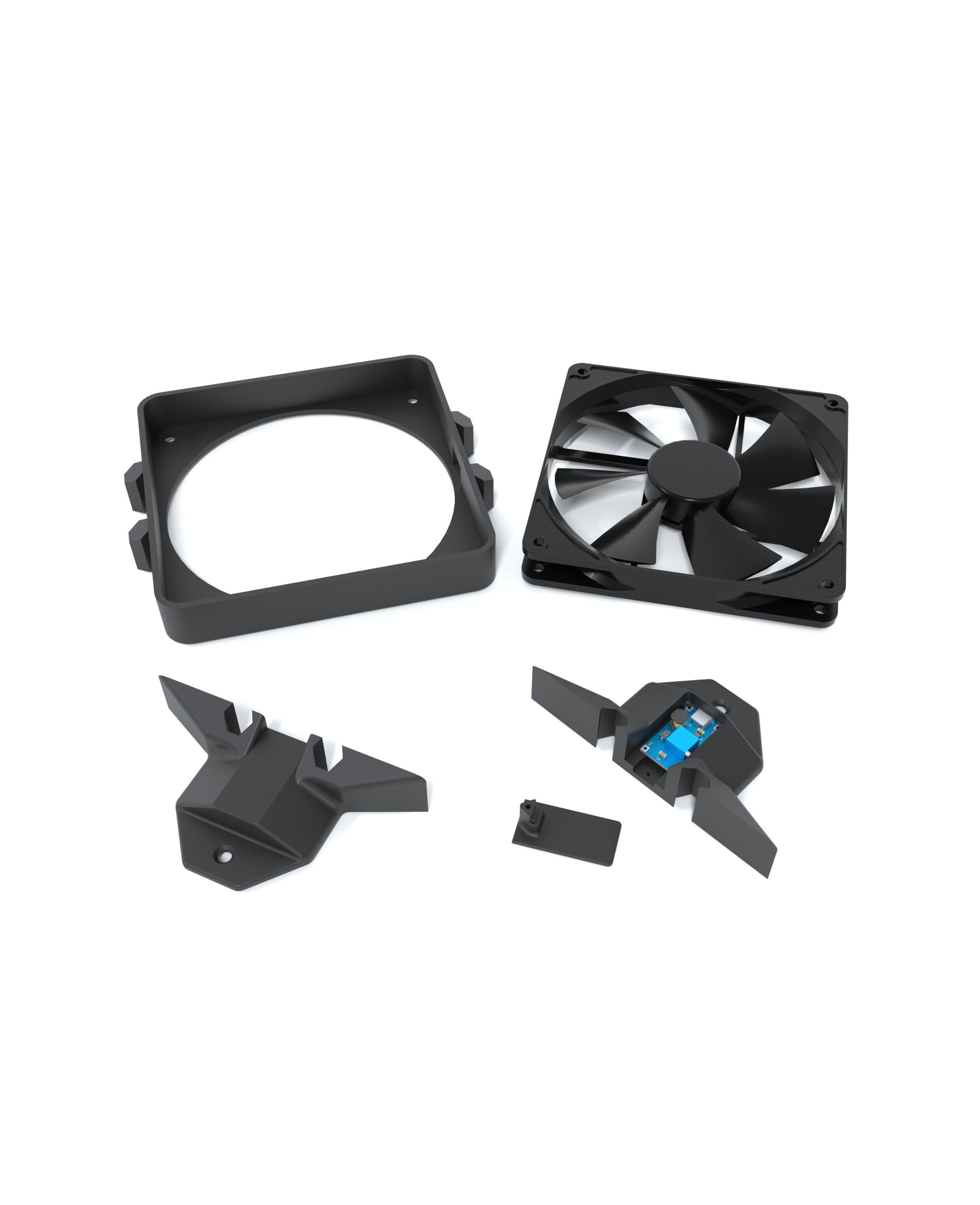 140mm Fan Mount 3d model