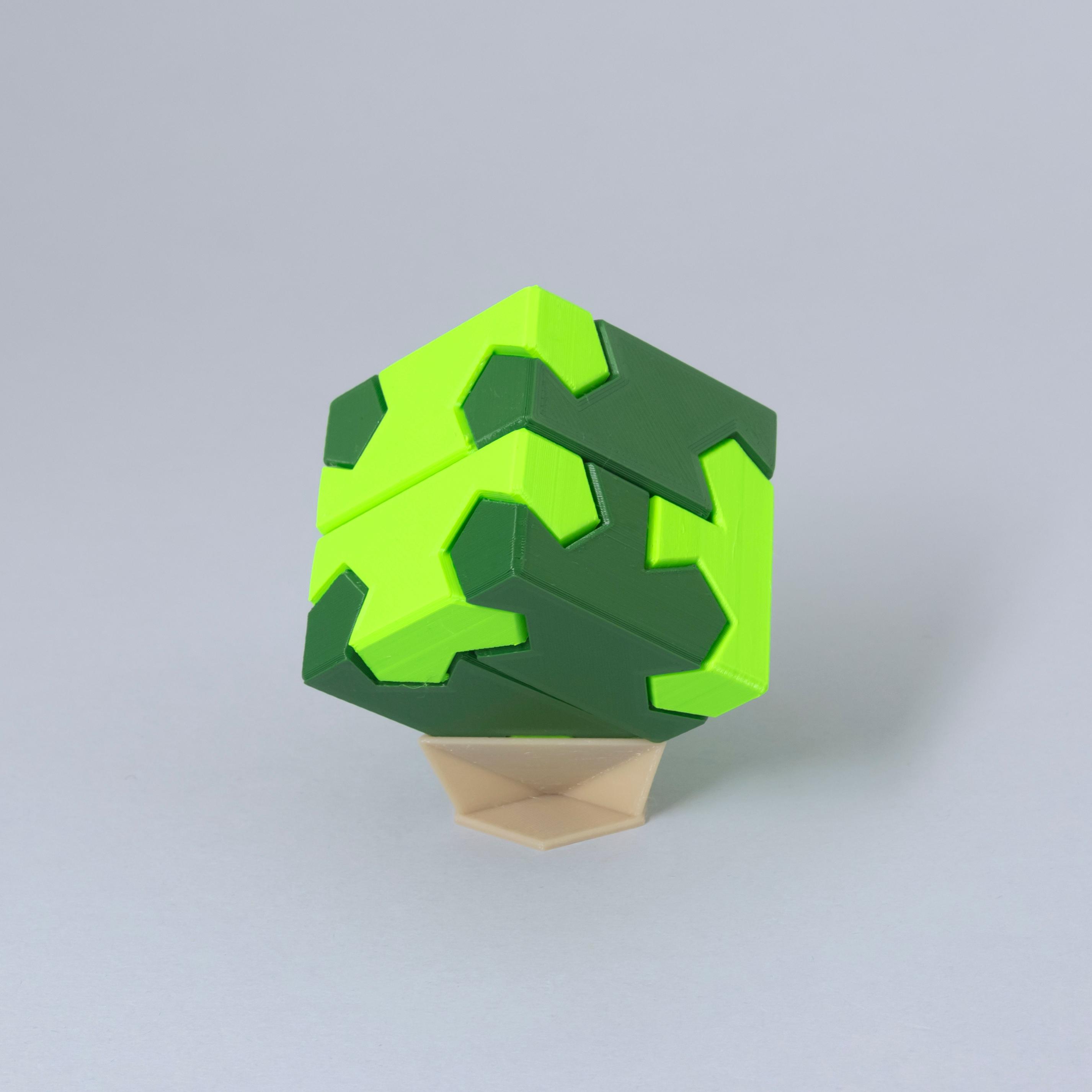 Tsugite 2x2 Hollow Cube 3d model