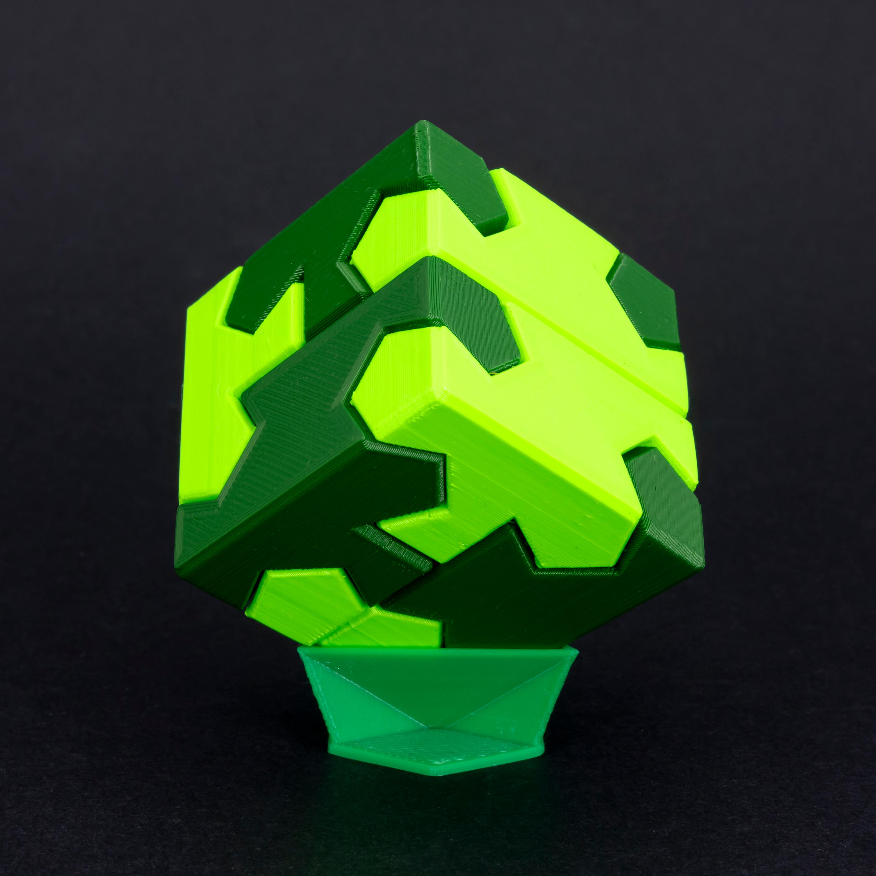 Tsugite 2x2 Hollow Cube 3d model