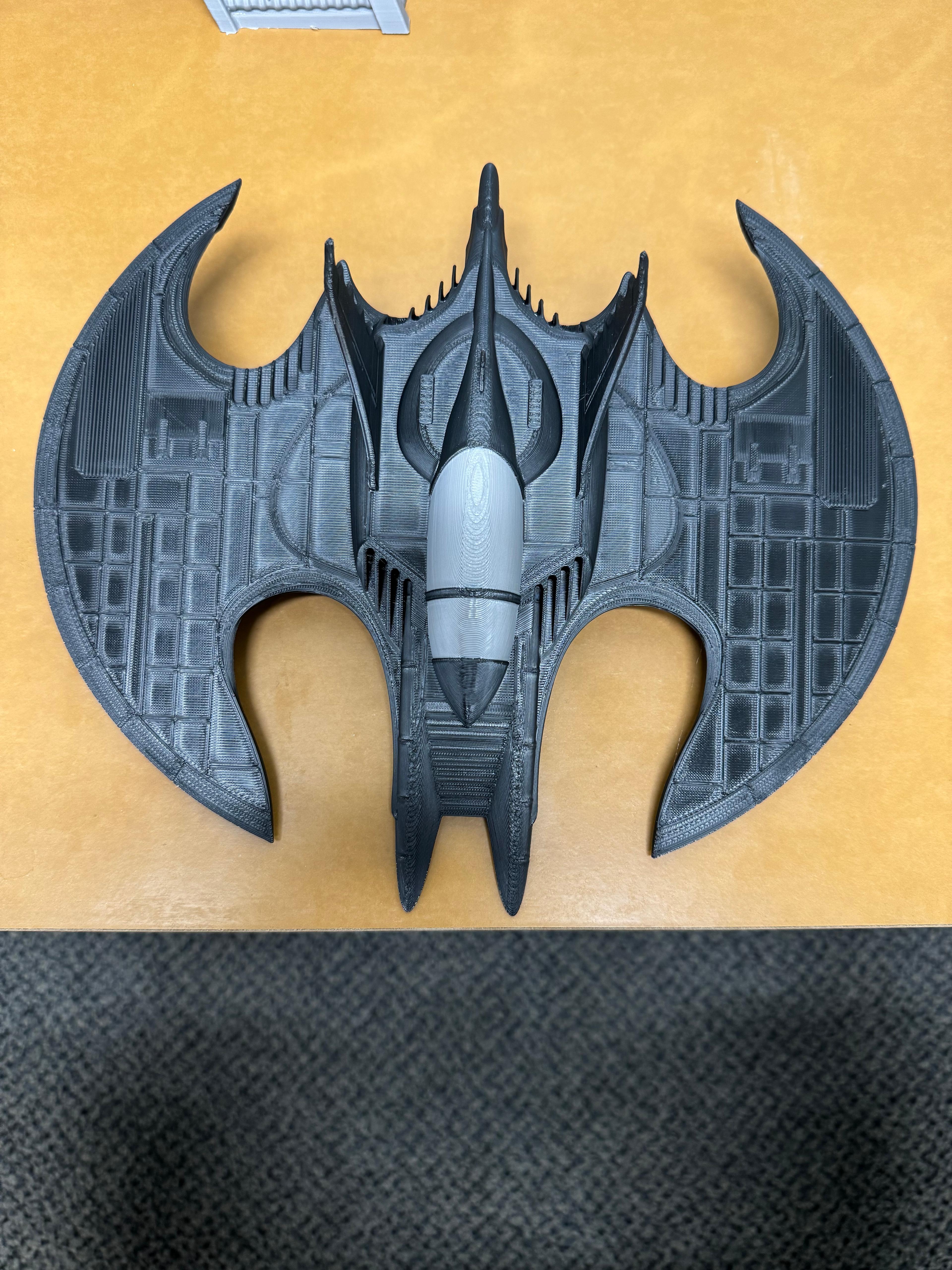 Batwing over Gotham City (No Supports, No AMS) 3d model