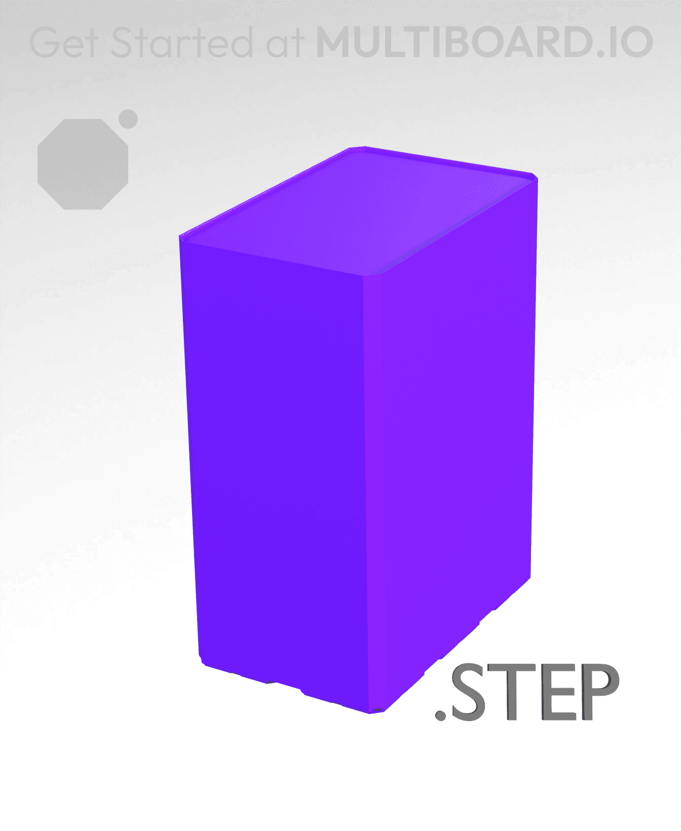 2x3x4 - Multibin Insert - STEP Remixing File 3d model