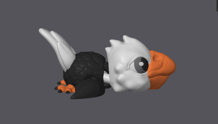 Sassie Hatchlings Eagle *Commercial Version* 3d model