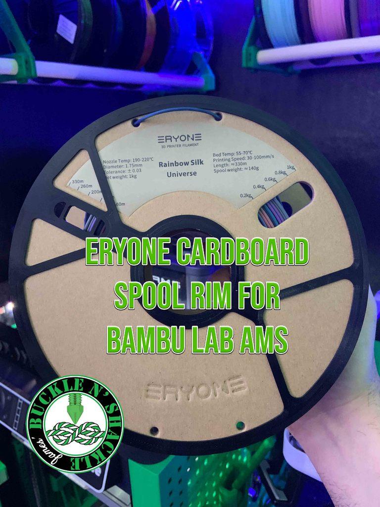 Eryone Cardboard Spool Rim for Bambu Lab AMS 3d model