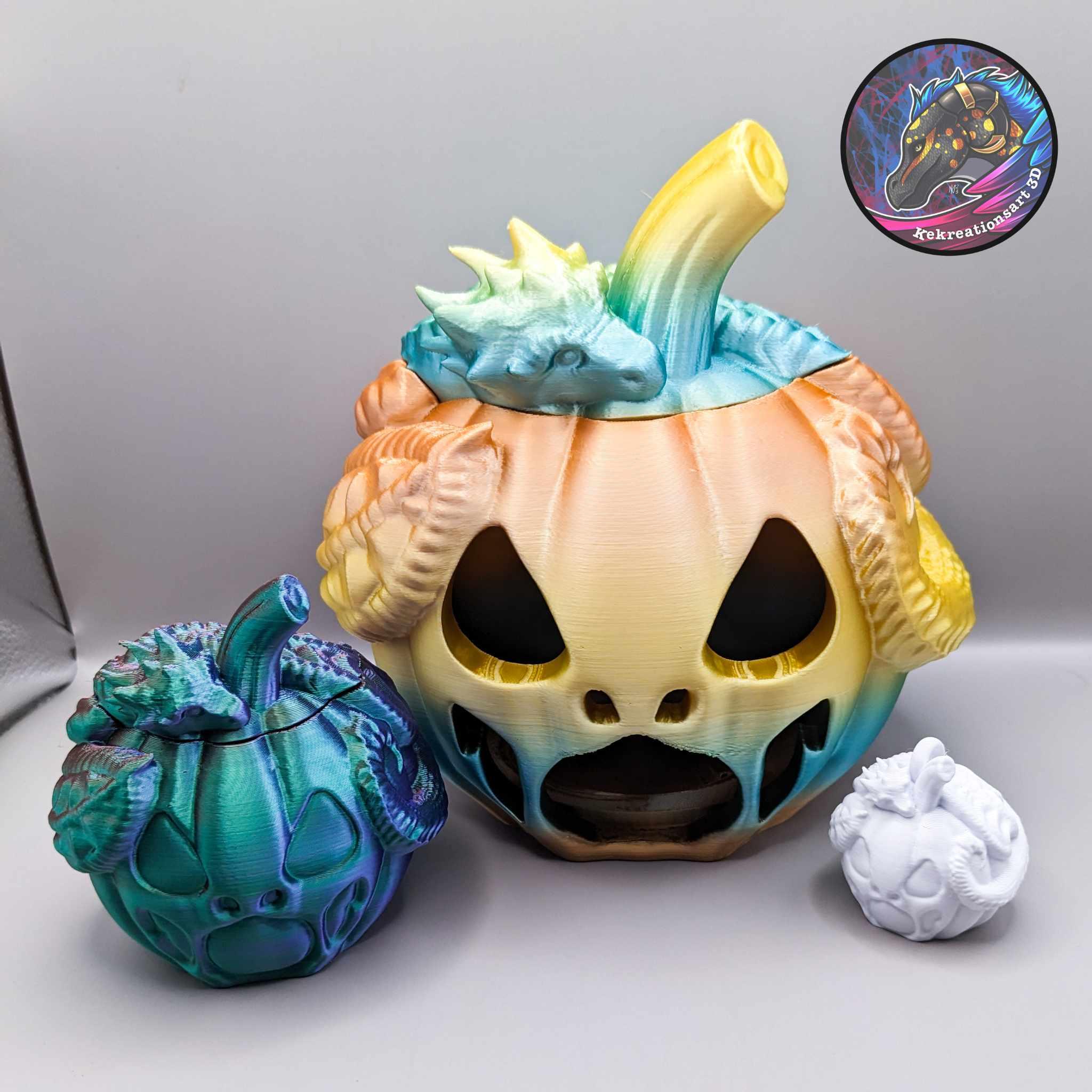 FREE Oct Dragon Jack'O'Lantern 3d model