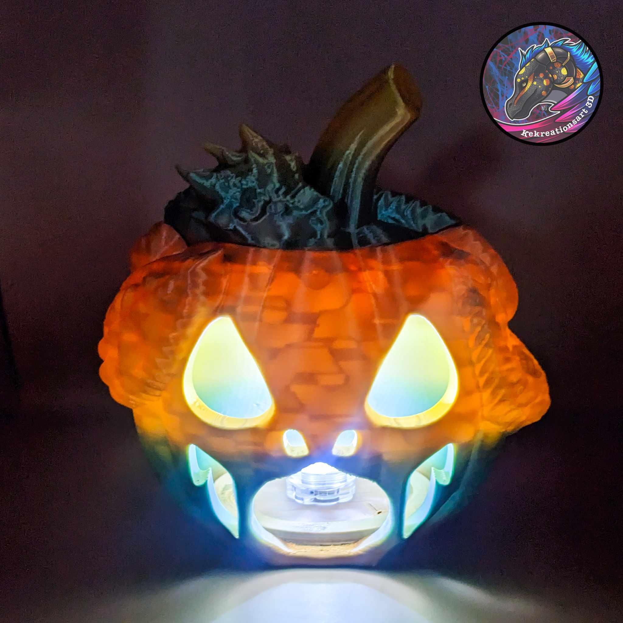 FREE Oct Dragon Jack'O'Lantern 3d model