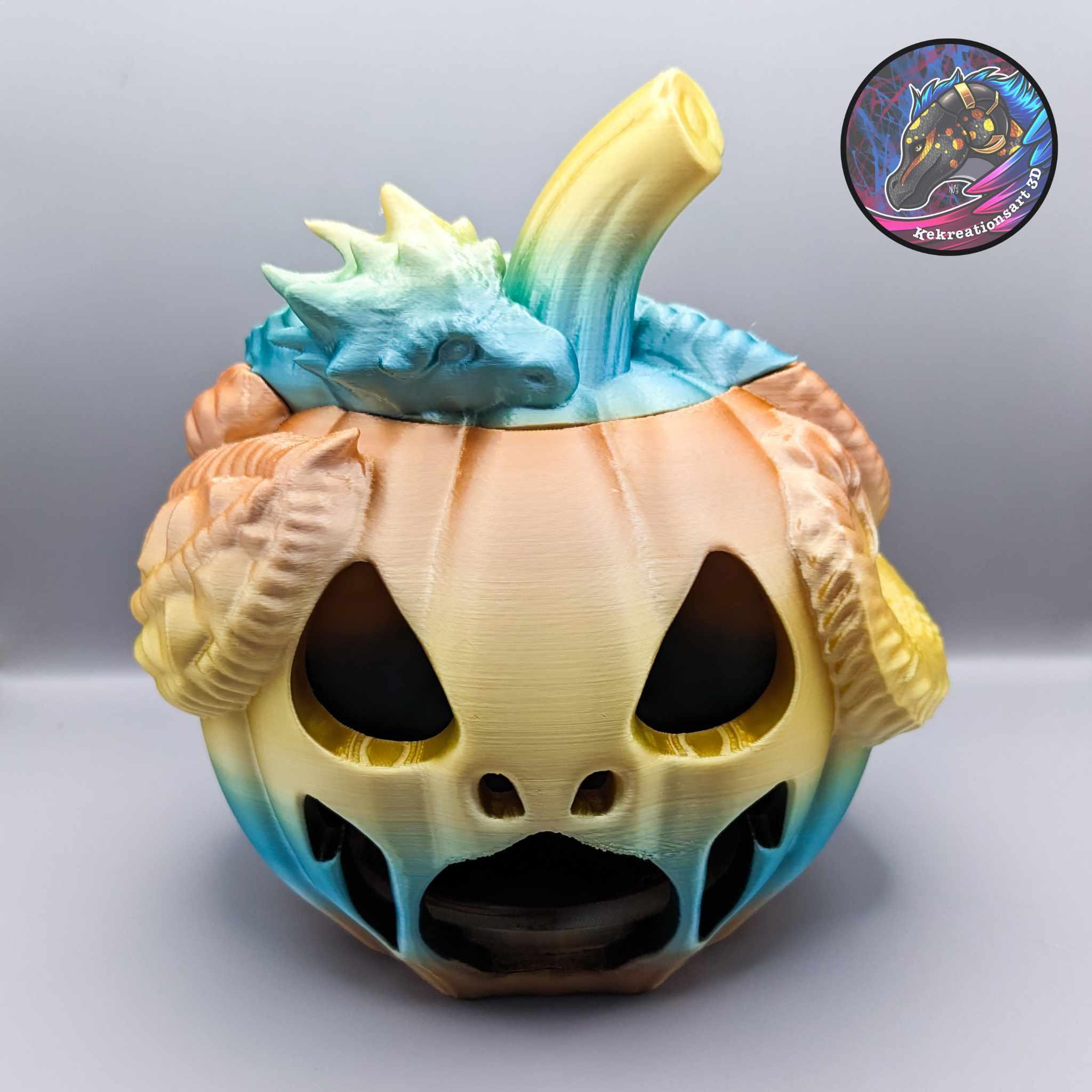 FREE Oct Dragon Jack'O'Lantern 3d model