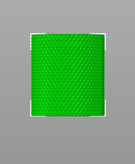 diamond knurled Koozie 3d model