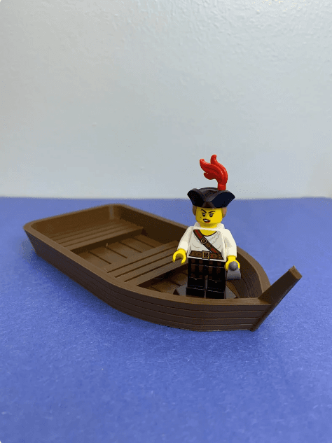 28mm scale Boat for Dungeons and Dragons 3d model