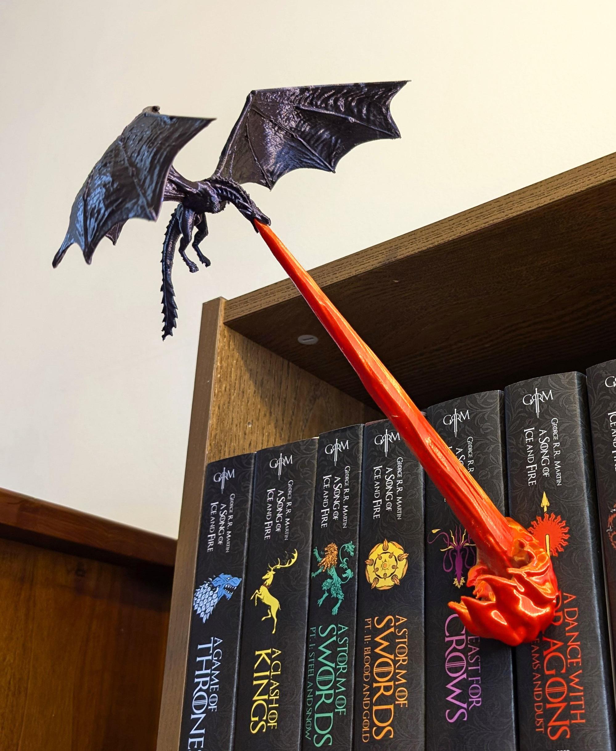 Flying Dragon Book Nook 3d model