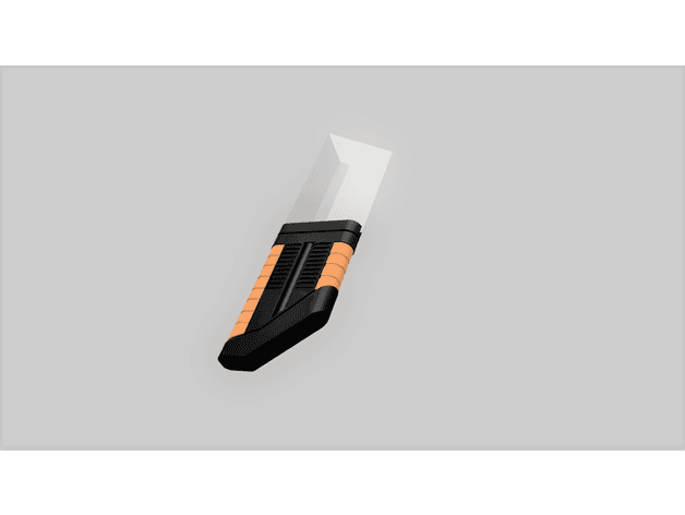 Mando Backup Knife 3d model