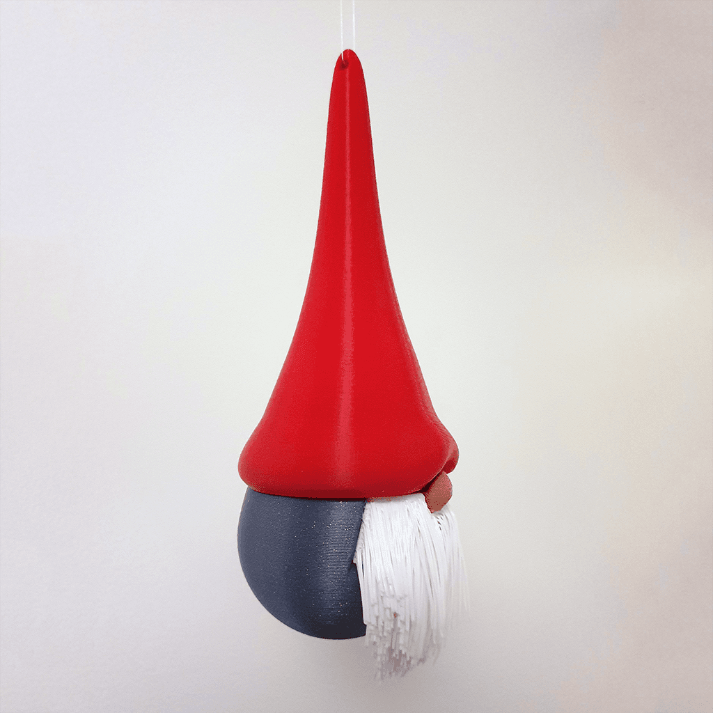 Cute ornament gnome 3d model