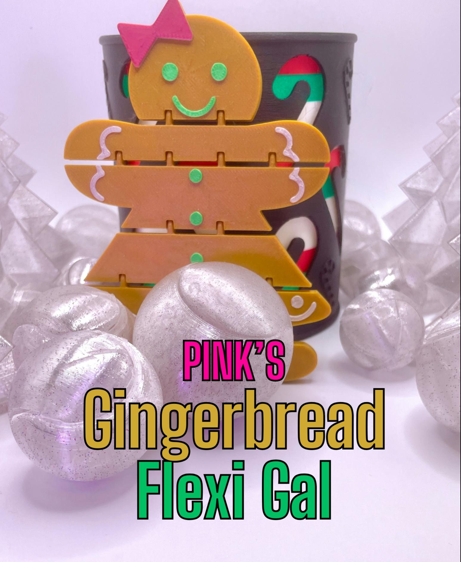 Gingerbread woman flexi - She is beauty, she is grace! - 3d model