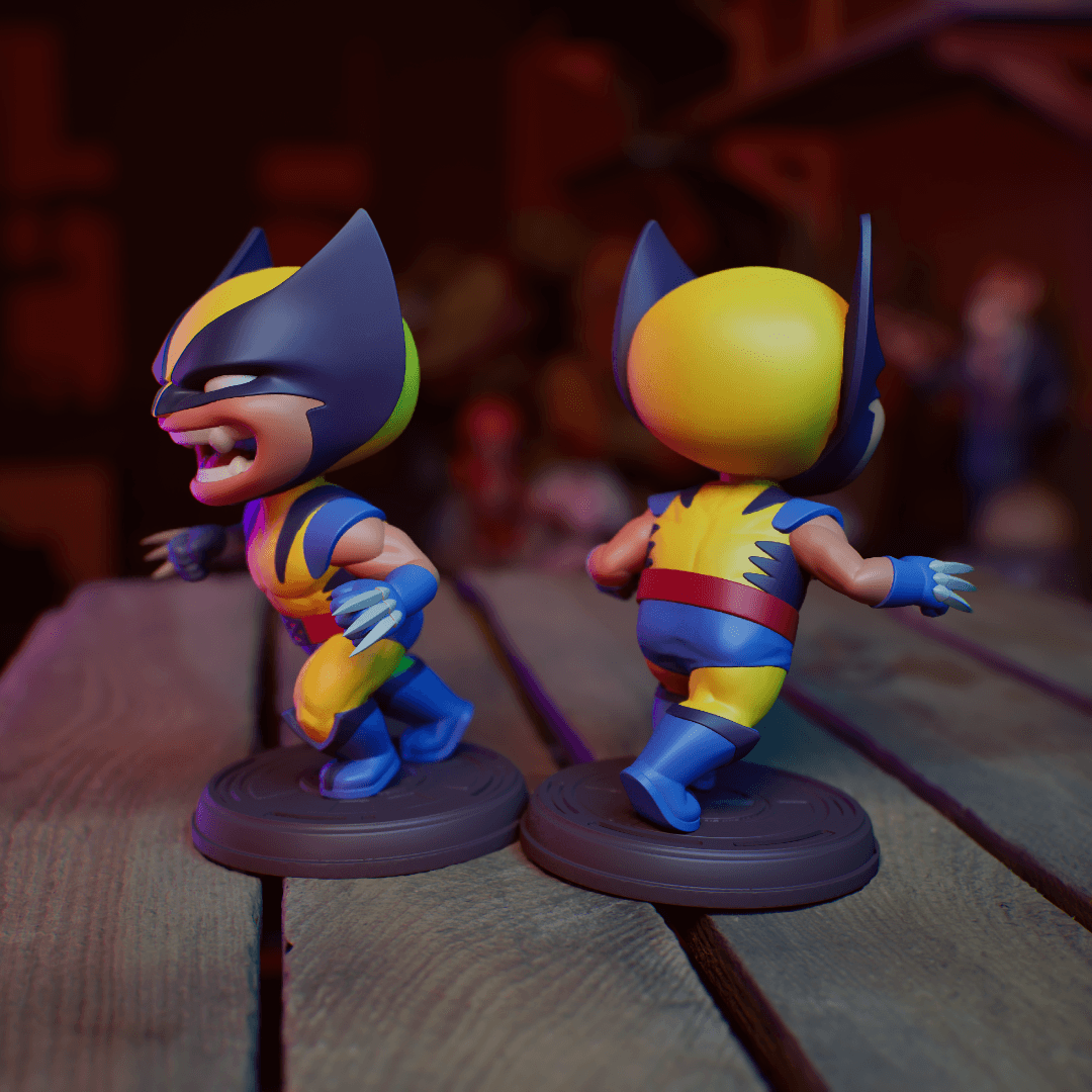 Li'l Wolverine-Pool - Wolverine & Deadpool Fanart Collectable Figure 3d model