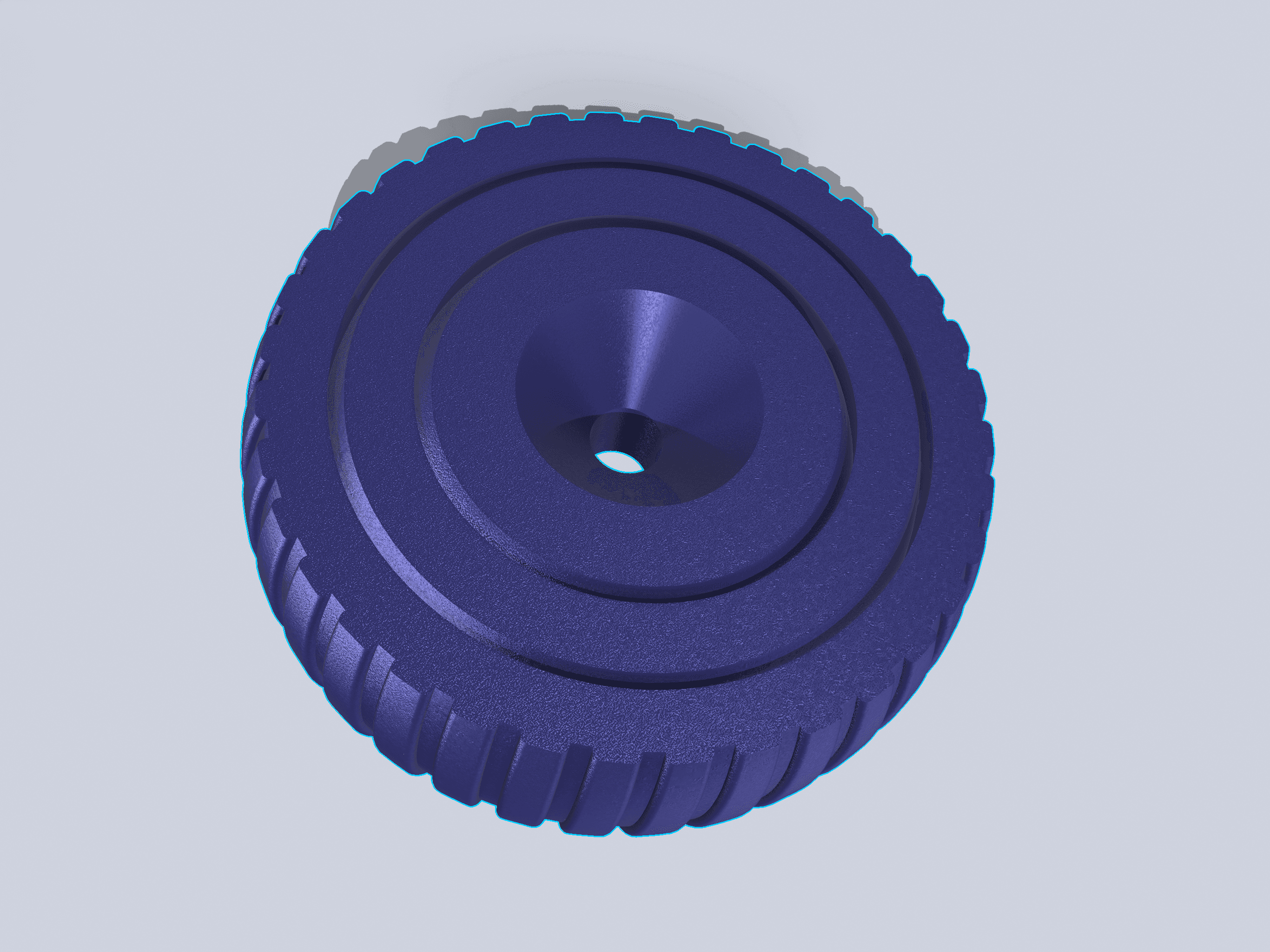 3Dom Spinner Tyre 1 3d model