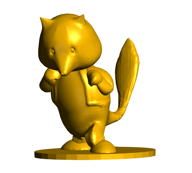 fox 3d model