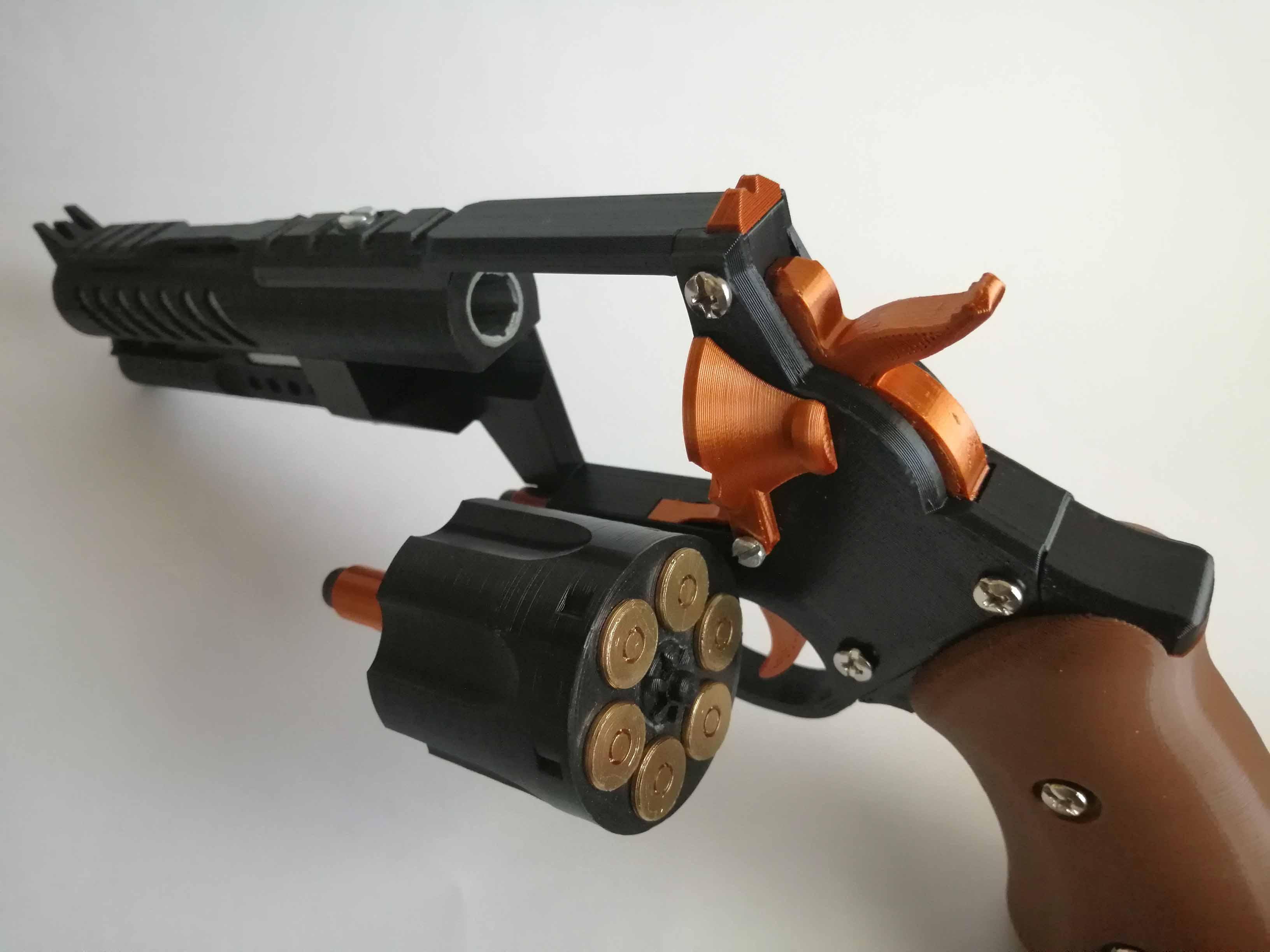 Custom Parts for - Prop Gun | Revolver - Single Action 3d model