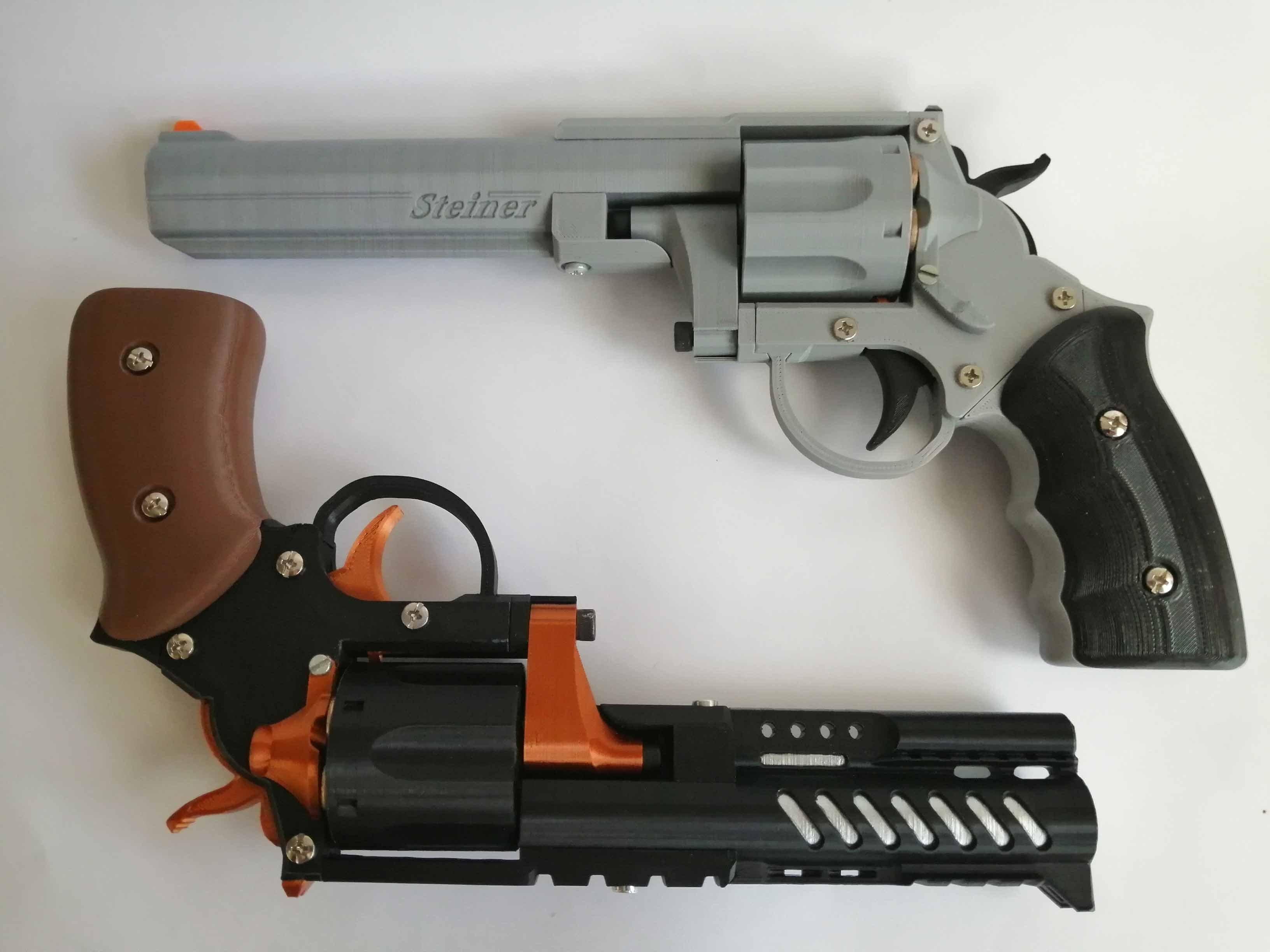 Custom Parts for - Prop Gun | Revolver - Single Action 3d model