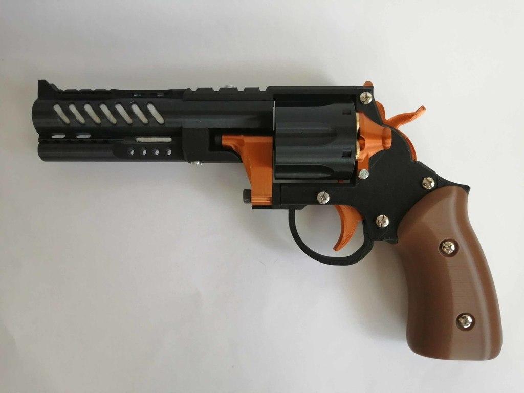 Custom Parts for - Prop Gun | Revolver - Single Action 3d model