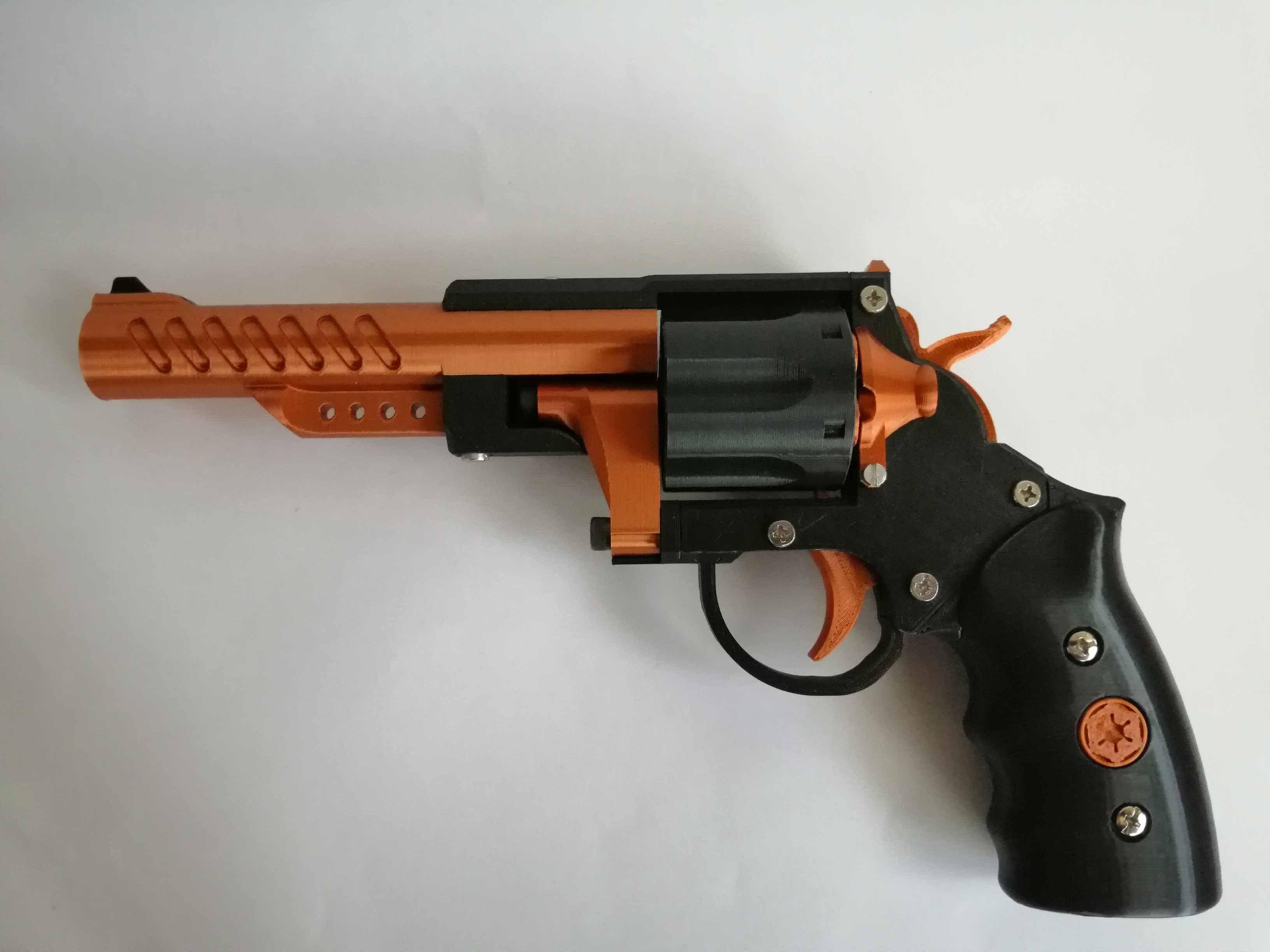 Custom Parts for - Prop Gun | Revolver - Single Action 3d model