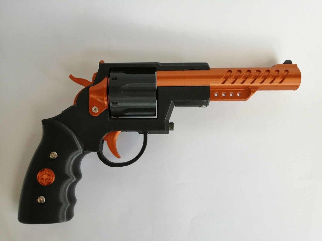 Custom Parts for - Prop Gun | Revolver - Single Action 3d model