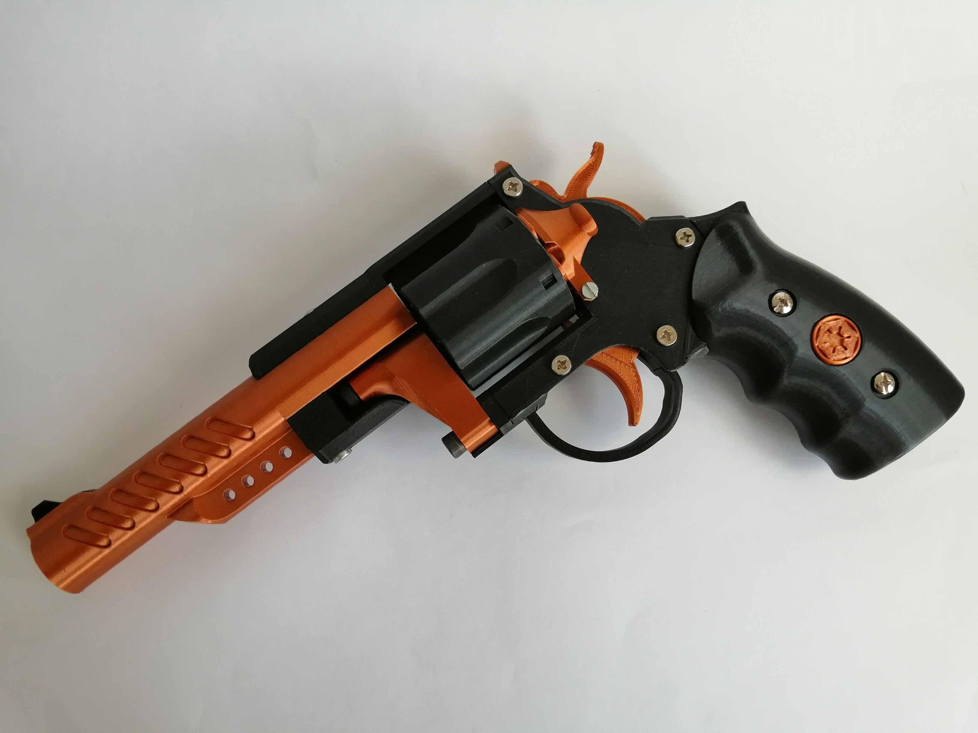 Custom Parts for - Prop Gun | Revolver - Single Action 3d model