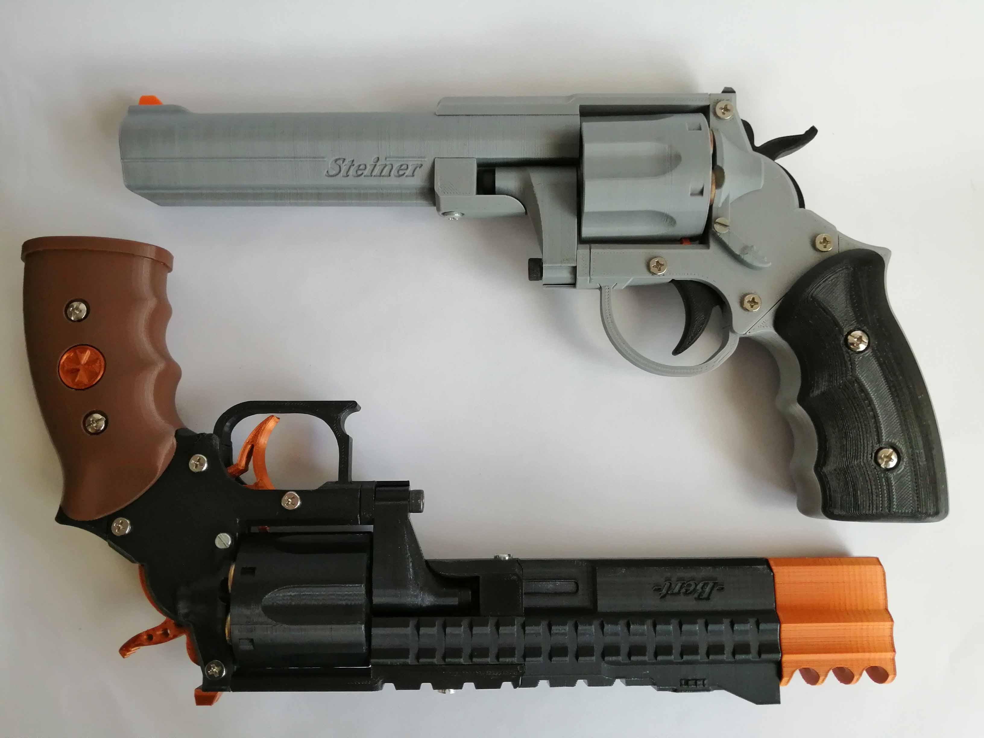 Custom Parts for - Prop Gun | Revolver - Single Action 3d model