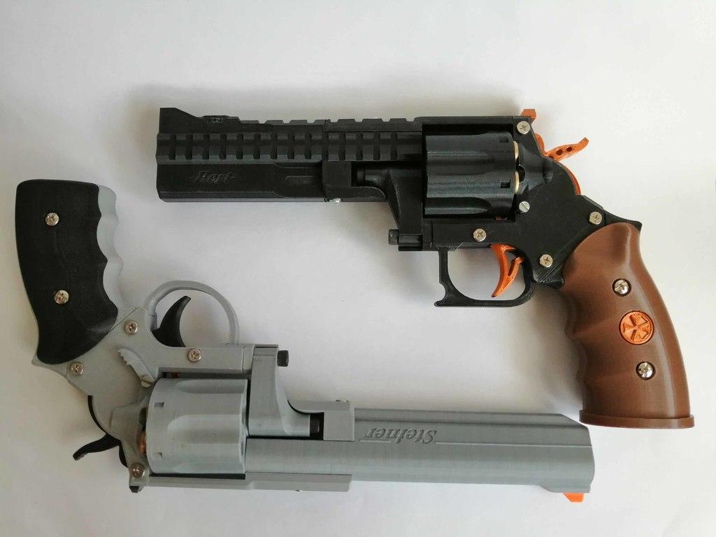 Custom Parts for - Prop Gun | Revolver - Single Action 3d model