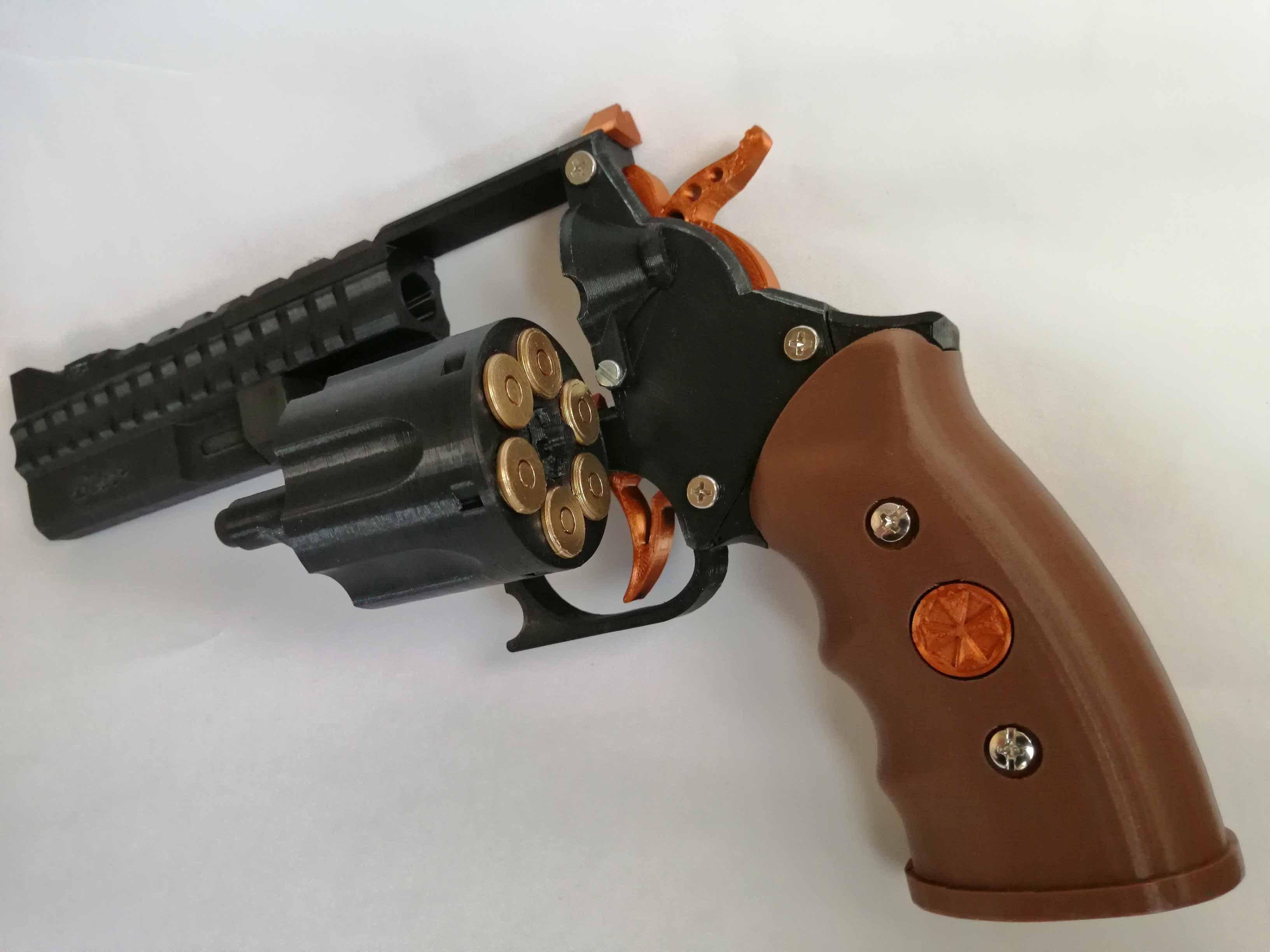 Custom Parts for - Prop Gun | Revolver - Single Action 3d model