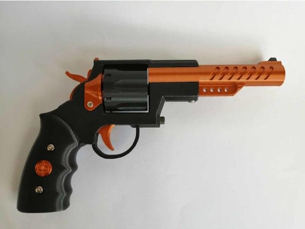 Custom Parts for - Prop Gun | Revolver - Single Action 3d model